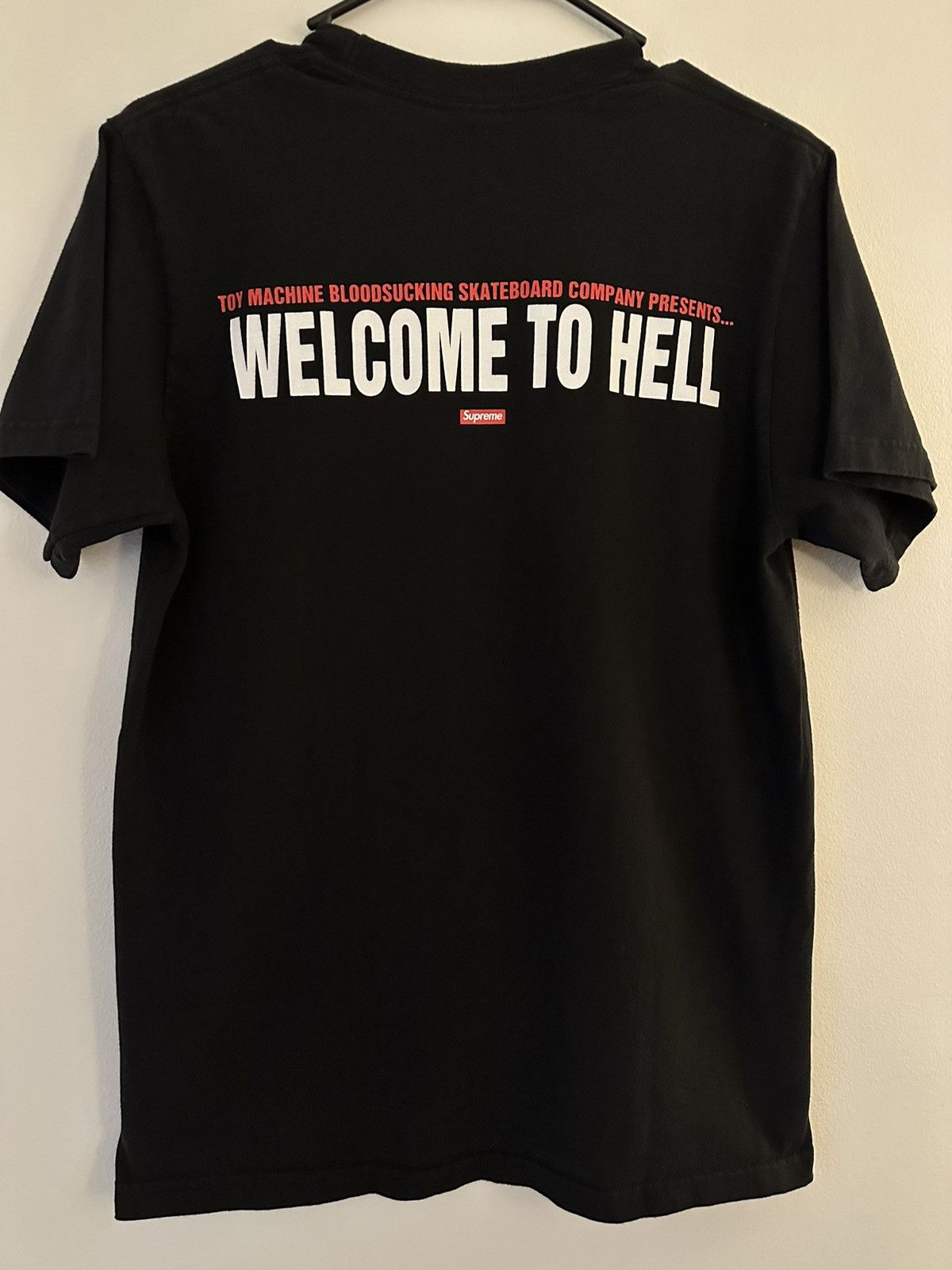 Supreme × Toy Machine Supreme Toy Machine Welcome To Hell Tee Size US S / EU 44-46 / 1 - 3 Thumbnail