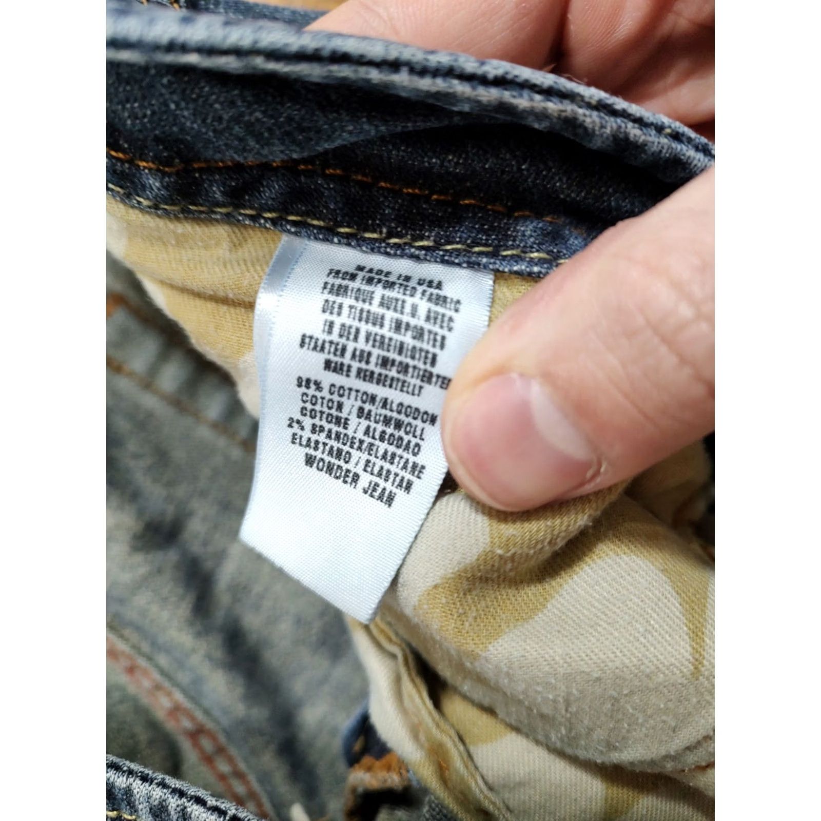 Lucky Brand VINTAGE Lucky Brand Jeans Womens Bootcut 5-Pocket Denim USA Blue 30 Inseam 14 X 30 Inseam? Size 36" / US 14 / IT 50 - 7 Thumbnail