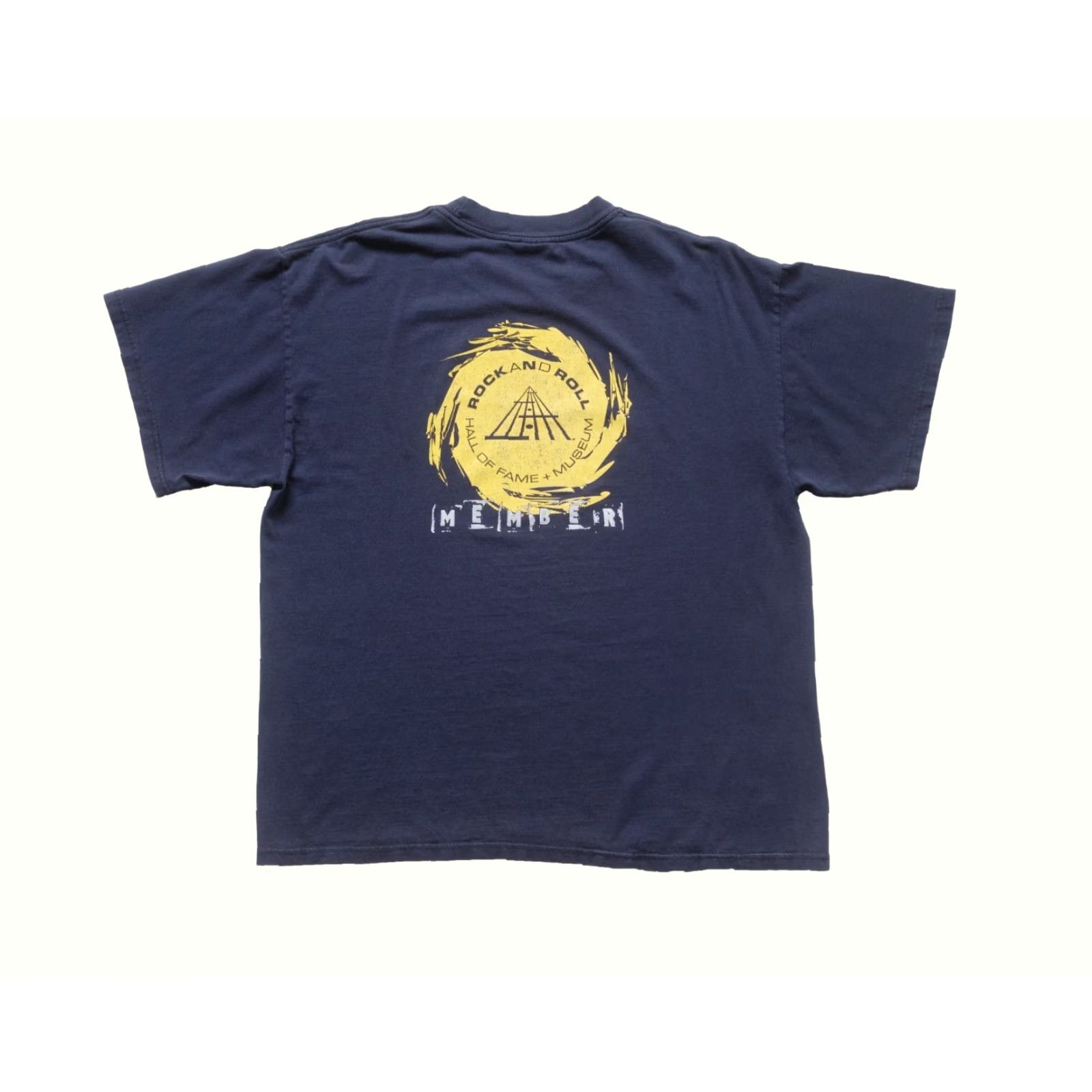 Gildan VINTAGE ROCK AND ROLL HALL OF FAME MEMBER MUSIC VTG 90s Y2K BLUE T-SHIRT MEN XL Gildan Ultra Cotton Shirt | 90s, Music, Rock | Blue | Men XL Size US XL / EU 56 / 4 - 4 Thumbnail