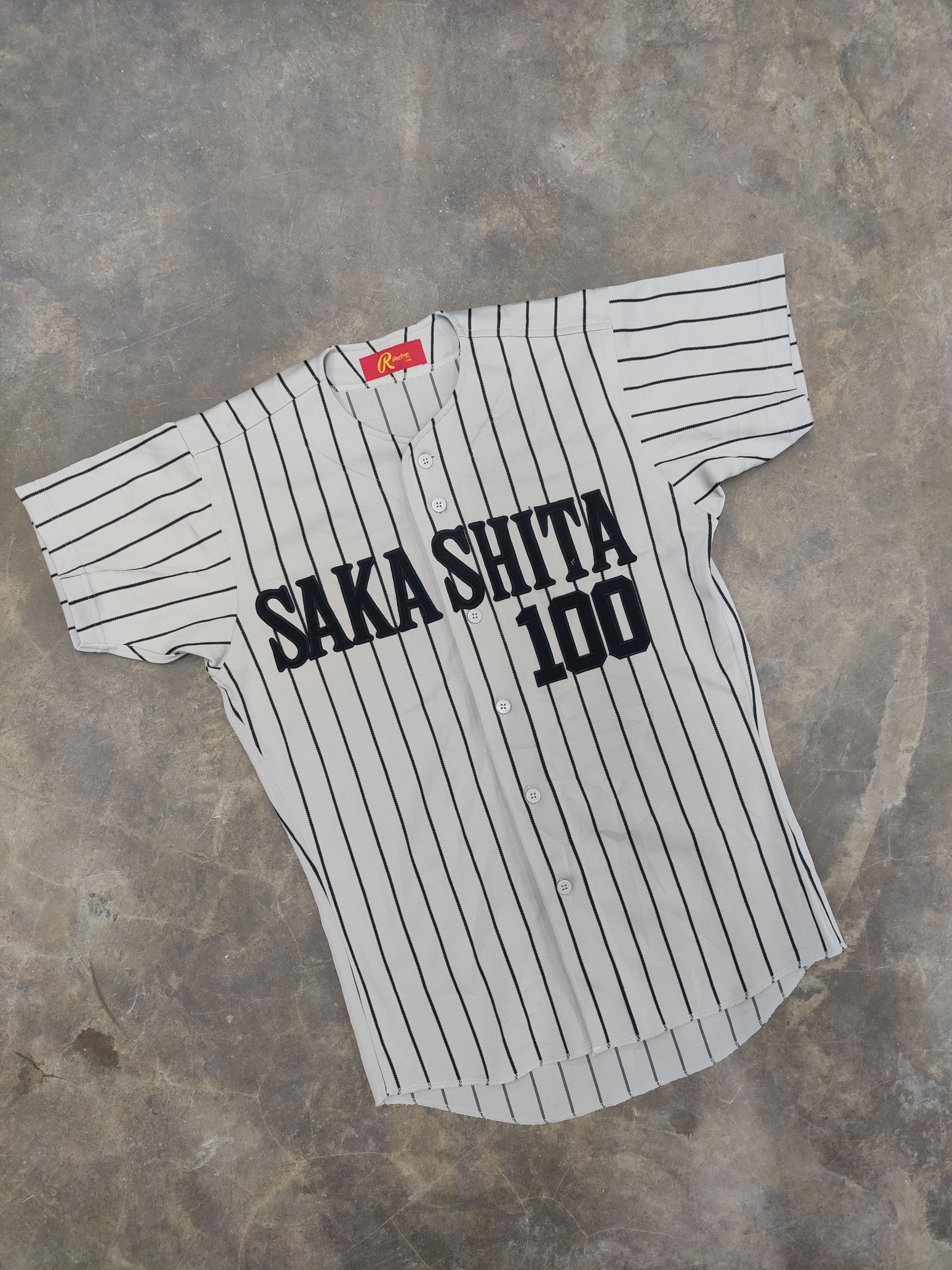 Japanese Brand 🔥 SAKASHITA Baseball Jersey MLB Japan Baseball Size US M / EU 48-50 / 2 - 1 Thumbnail