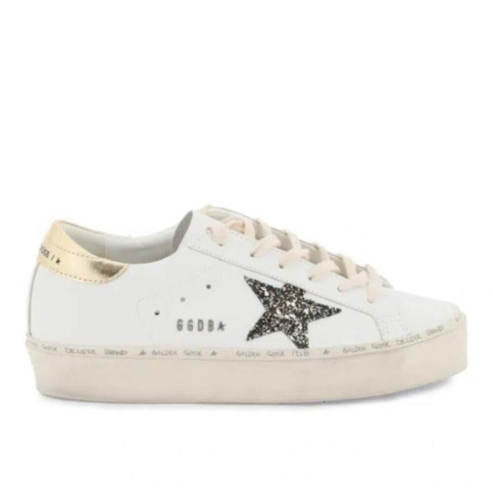 Golden Goose NWT Golden Goose High Star Sneakers in Silver Glitter Size US 11 / IT 41 - 7 Thumbnail