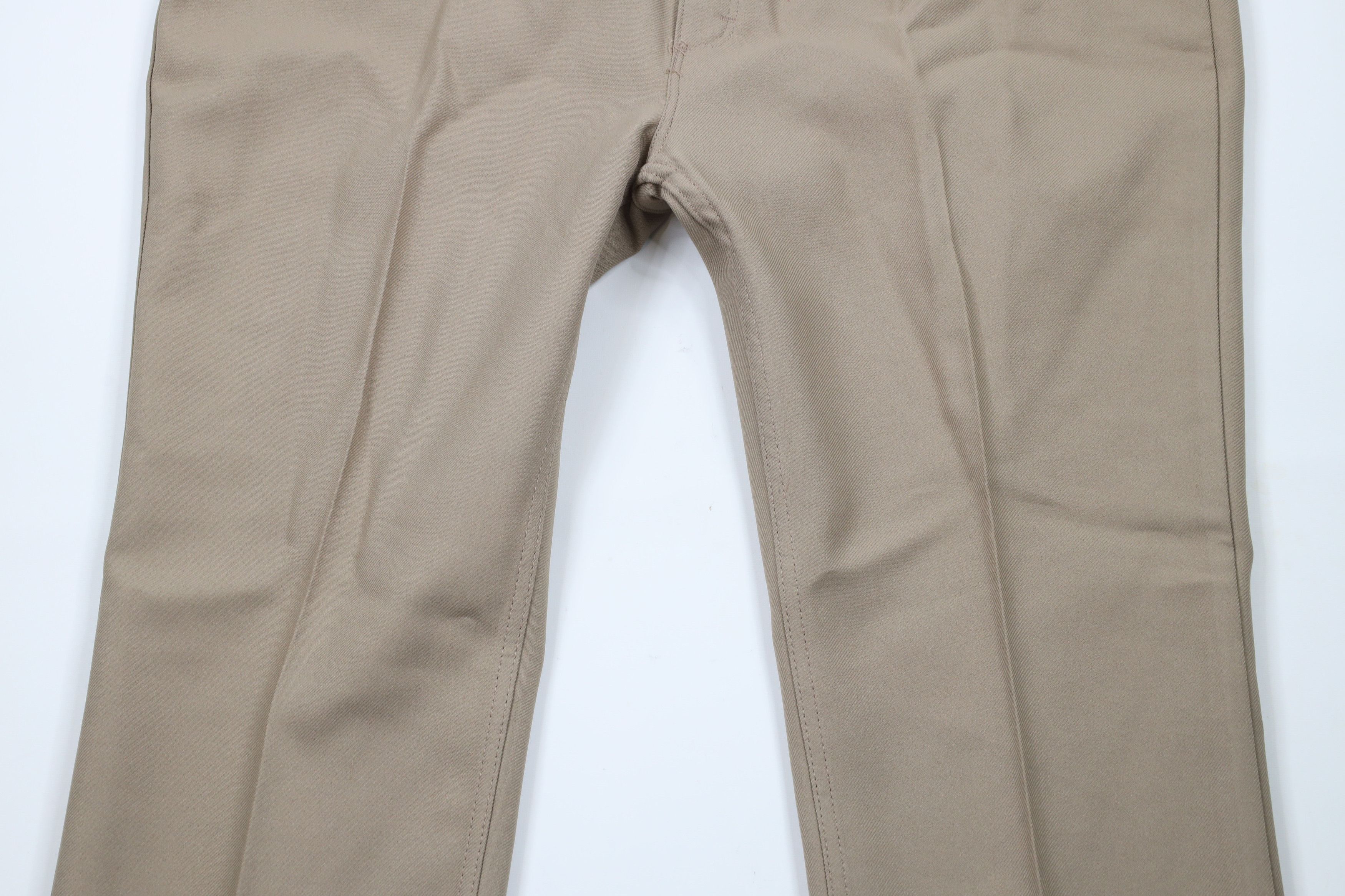 Vintage × Wrangler Deadstock Vintage 90s Wrangler Knit Wide Leg Pants Beige USA Size US 44 / EU 60 - 3 Thumbnail