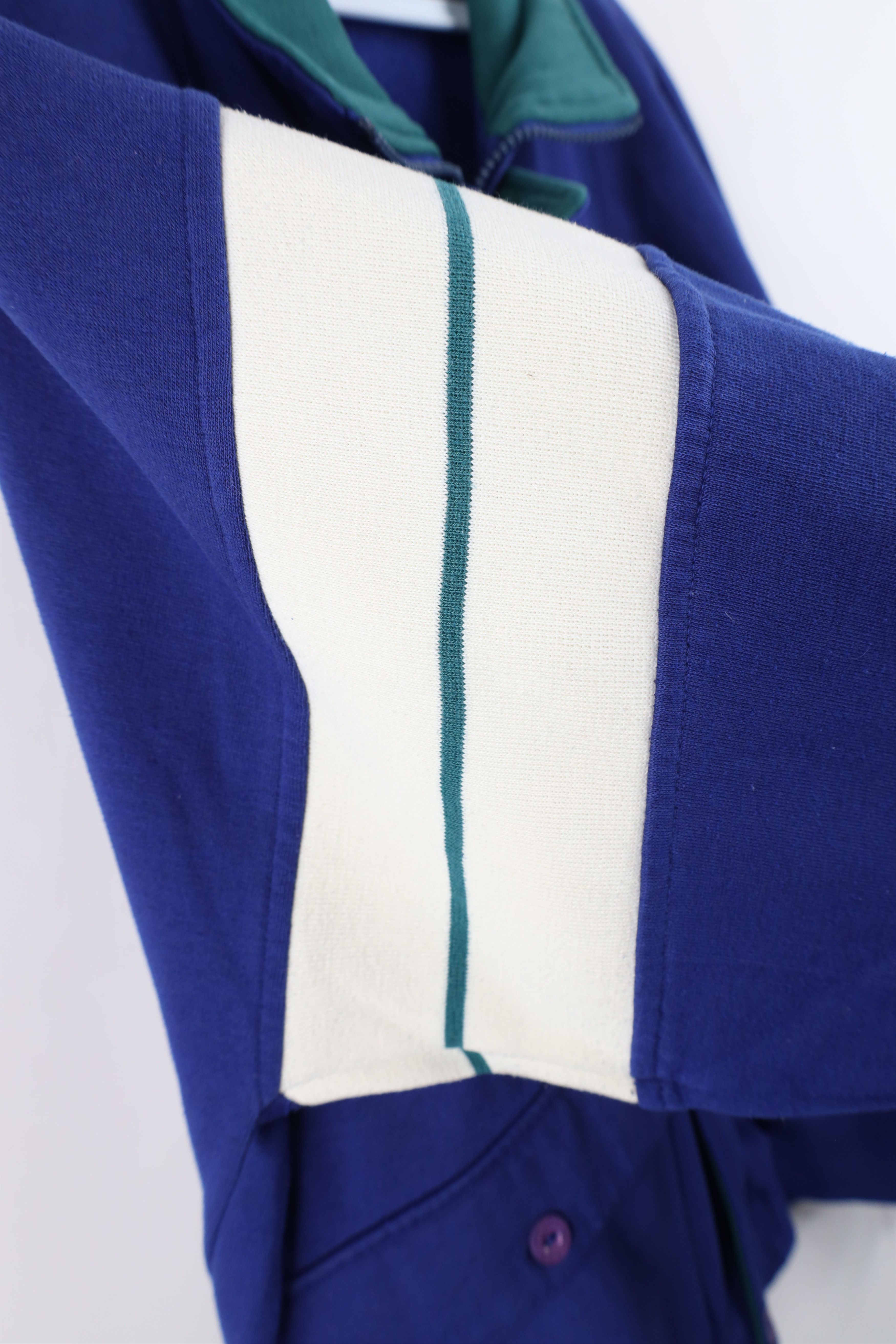 Vintage Vintage 90s Streetwear Warm Up Tennis Track Jacket Blue Size US L / EU 52-54 / 3 - 8 Thumbnail
