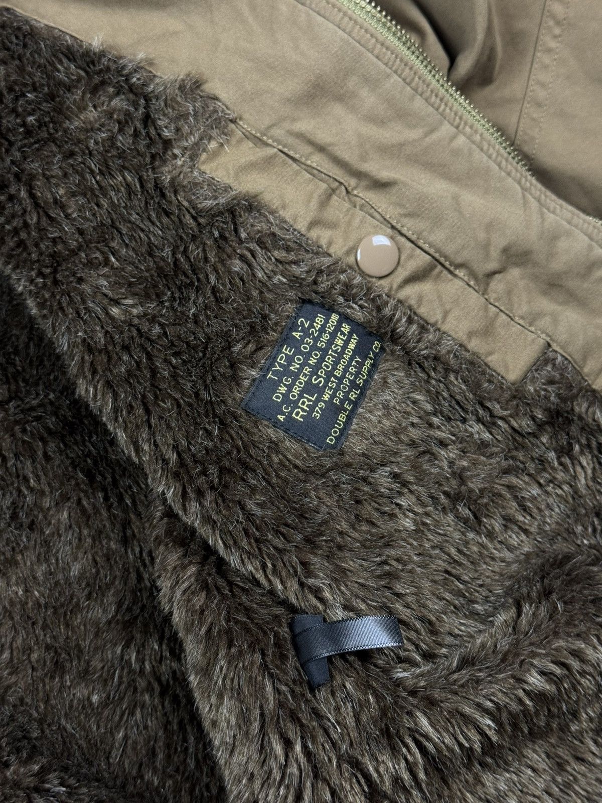 RRL Ralph Lauren RRL BY RALPH LAUREN TYPE A-2 SHERLING JACKET Size US M / EU 48-50 / 2 - 7 Thumbnail