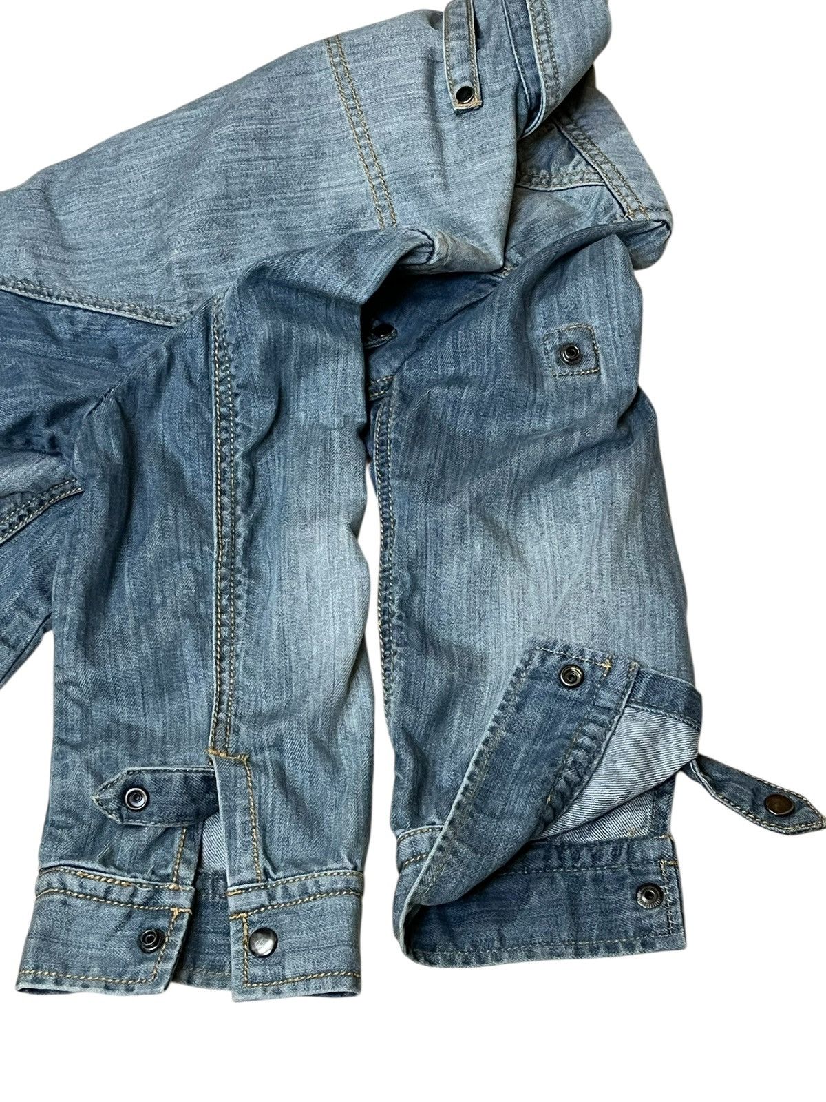 Tornado Mart sick🔥TORNADO MART JAPAN 3quarter hand trucker denim jacket Size US M / EU 48-50 / 2 - 9 Thumbnail