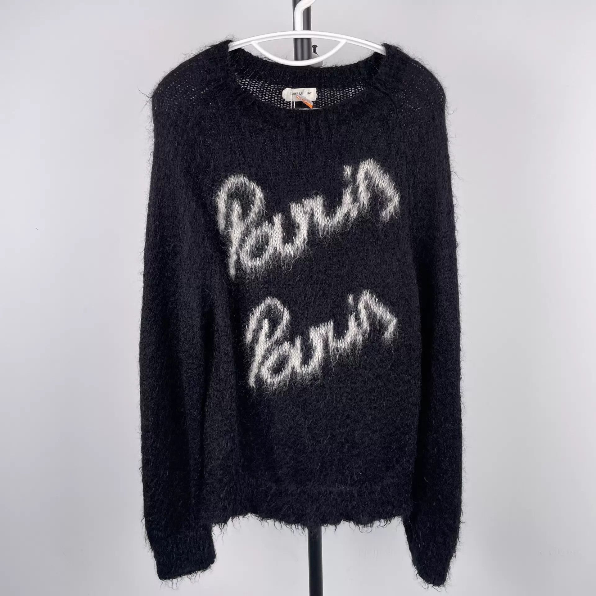 Yves Saint Laurent YSL Black Sweater M260429CYX6F01 Size M / US 6-8 / IT 42-44 - 1 Thumbnail