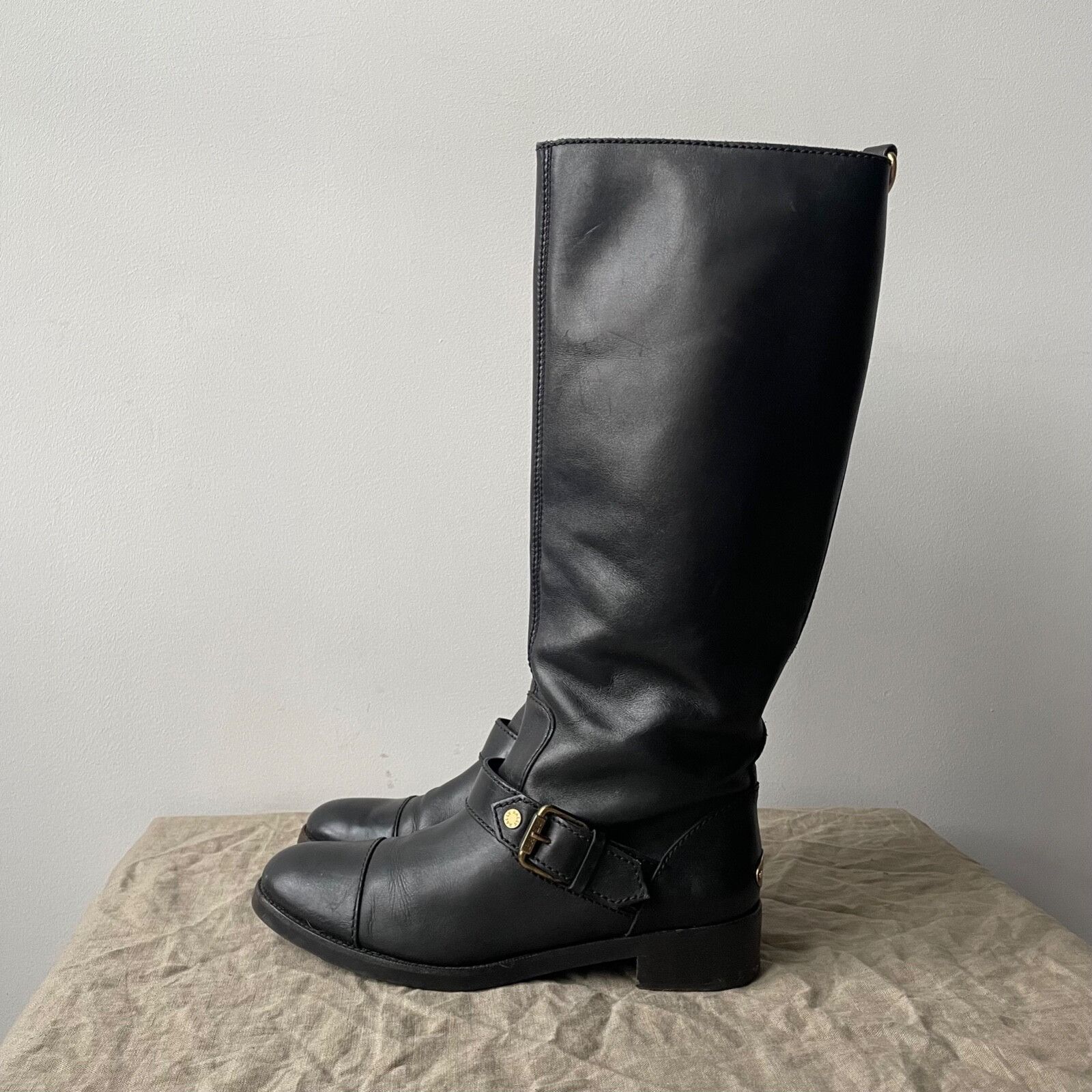Bally Bally Leather Riding Boots 9024AC Size US 8 / IT 38 - 1 Thumbnail