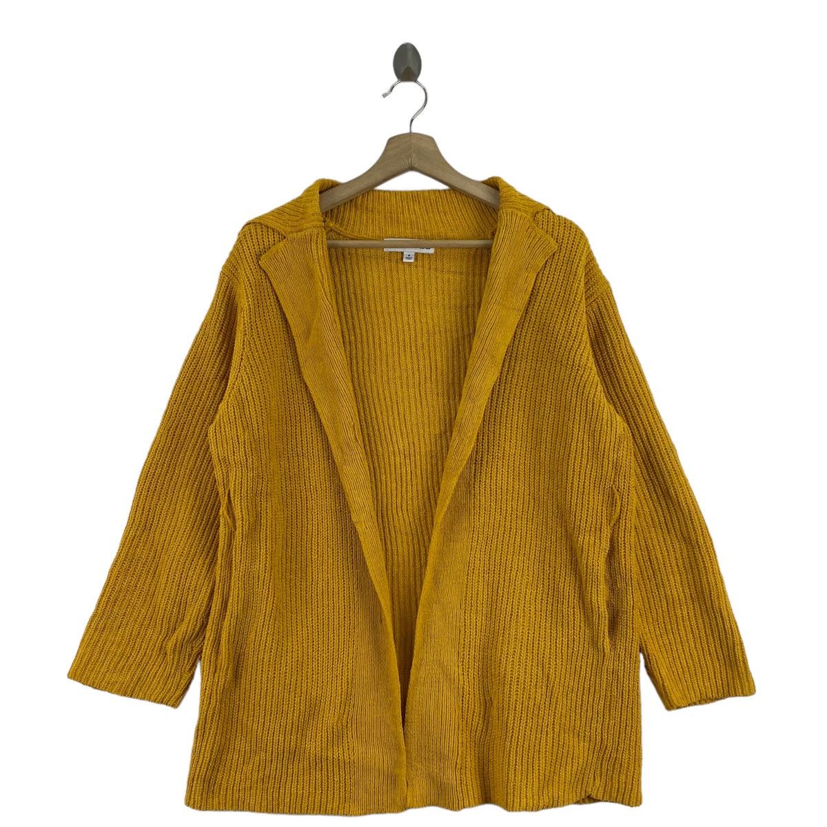 Uniqlo yellow cardigan sales