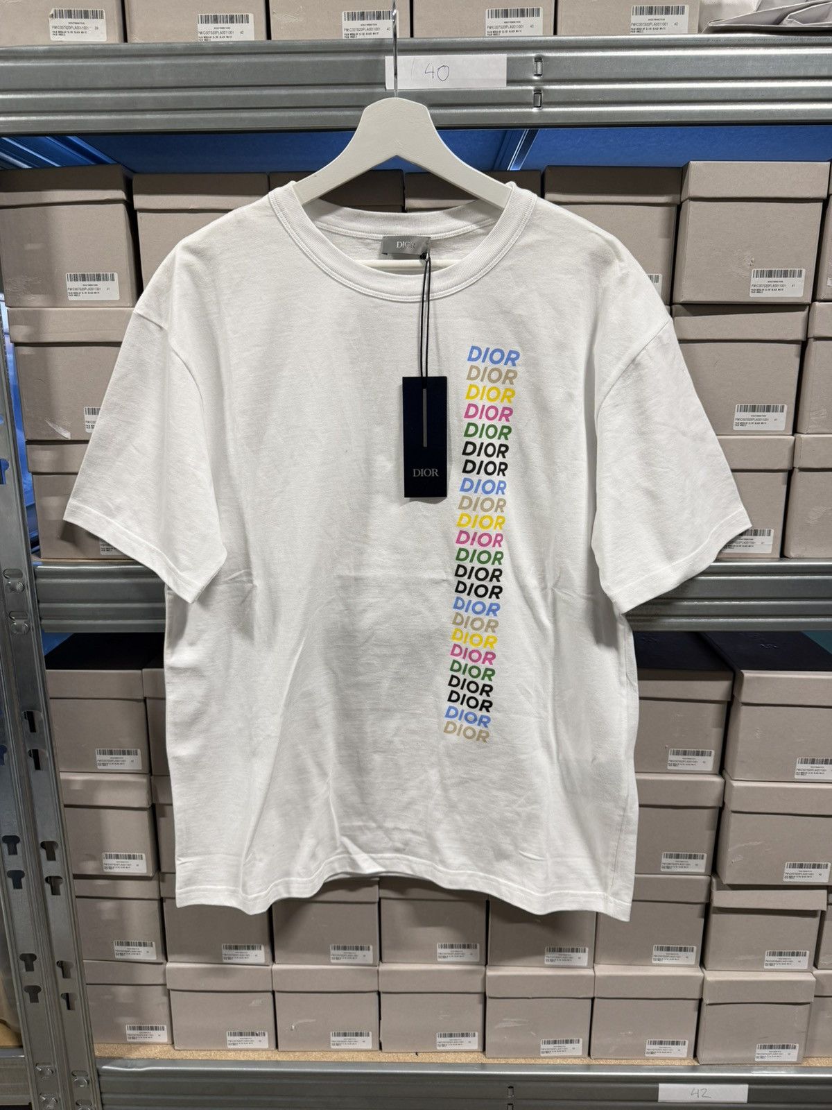 Dior Dior Logo T-Shirt NEW 950$ Size US S / EU 44-46 / 1 - 1 Thumbnail