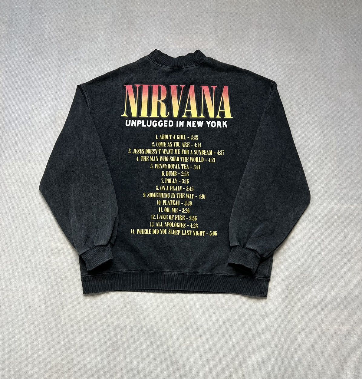 Band Tees × Nirvana Sweatshirt Nirvana Unplugged In New York print great Size US L / EU 52-54 / 3 - 3 Thumbnail