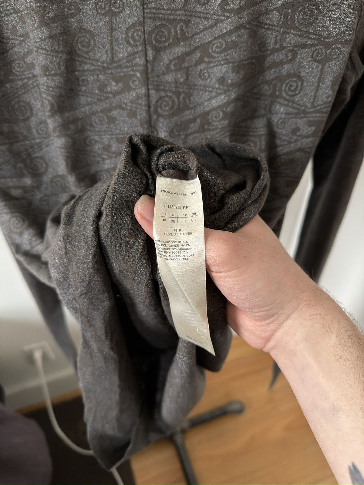 Rick Owens FW19 LARRY Fortuny Turtleneck Size US S / EU 44-46 / 1 - 4 Thumbnail