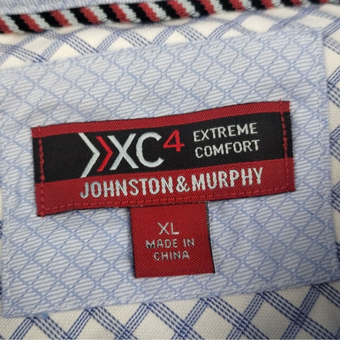 Johnston & Murphy Johnston&Murphy Men's Blue/White Shirt/ButtonUp SzXL SKU3789 Size US XL / EU 56 / 4 - 4 Thumbnail