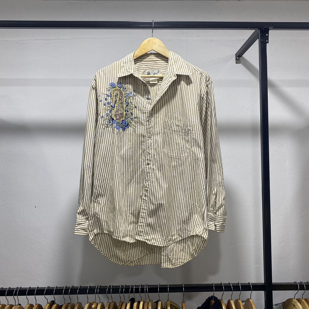 Sick☠️ Berger Allemond Striped Ls Shirt