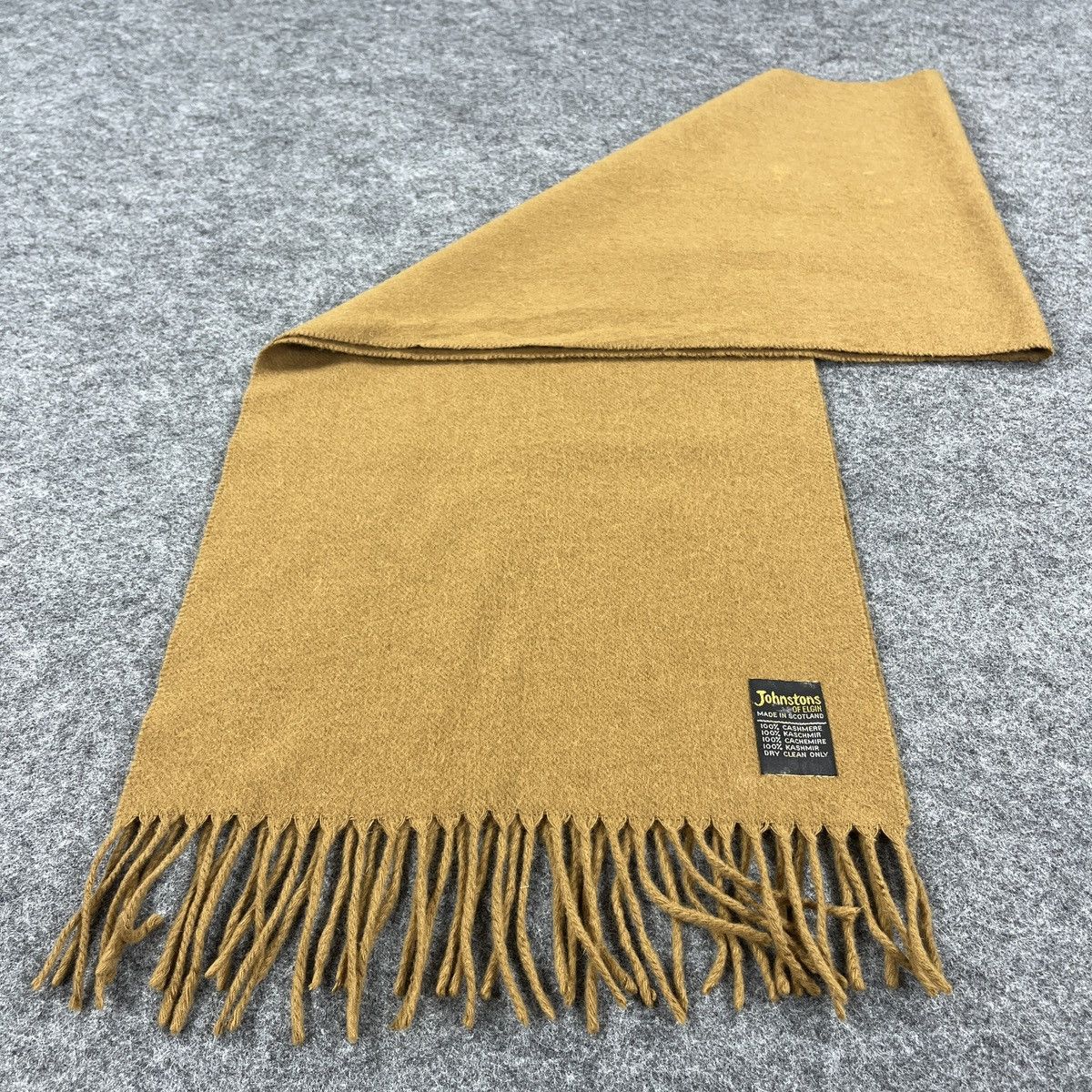 Johnstons Of Elgin × Vintage Johnstons Of Elgin Scarf / Muffler / Neckwear T1017 Size ONE SIZE - 3 Thumbnail