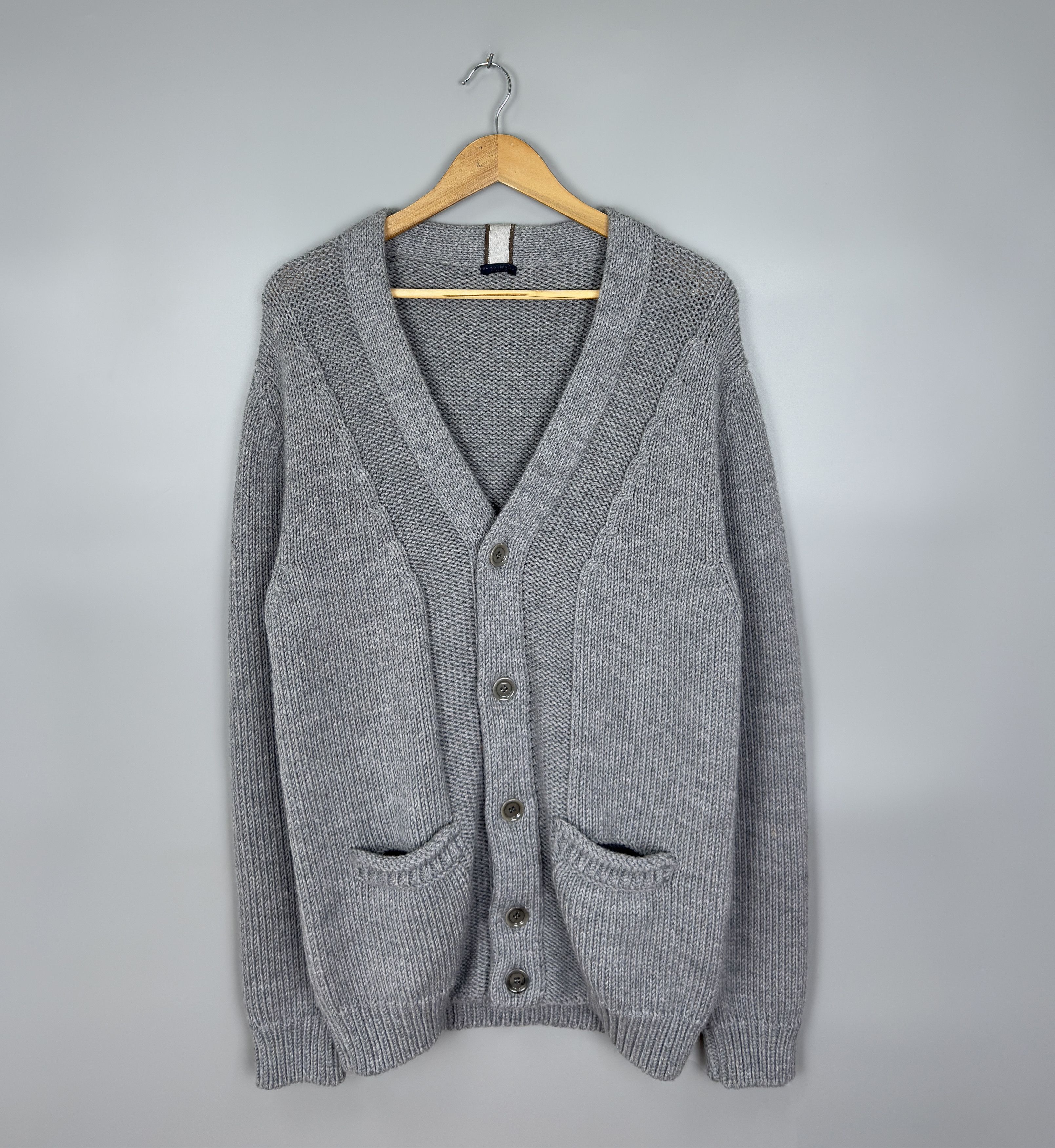 Paolo Pecora Paolo Pecora Italian Designer Merinos Extrafines Cardigan Size US XL / EU 56 / 4 - 1 Thumbnail