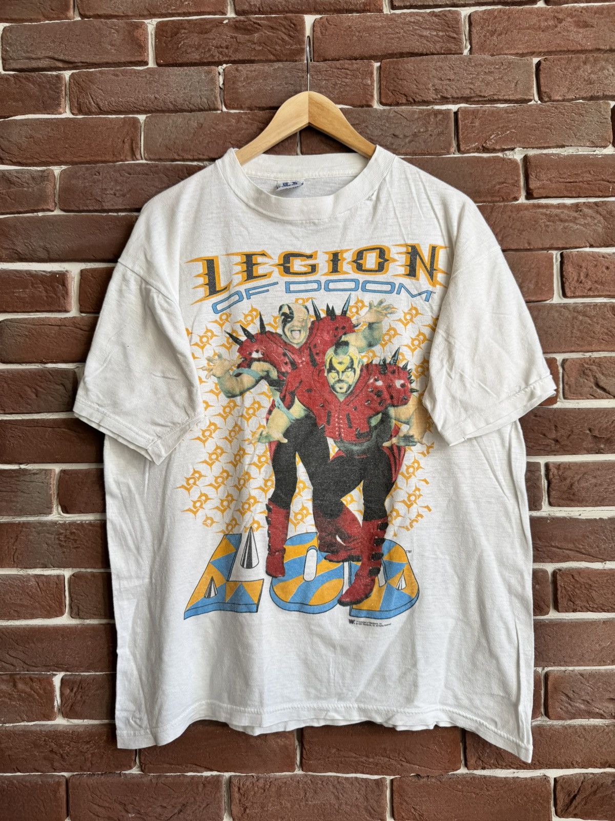 1991 Legion Of Doom Vintage 90s Rare Wrestling Tee WWF WWE