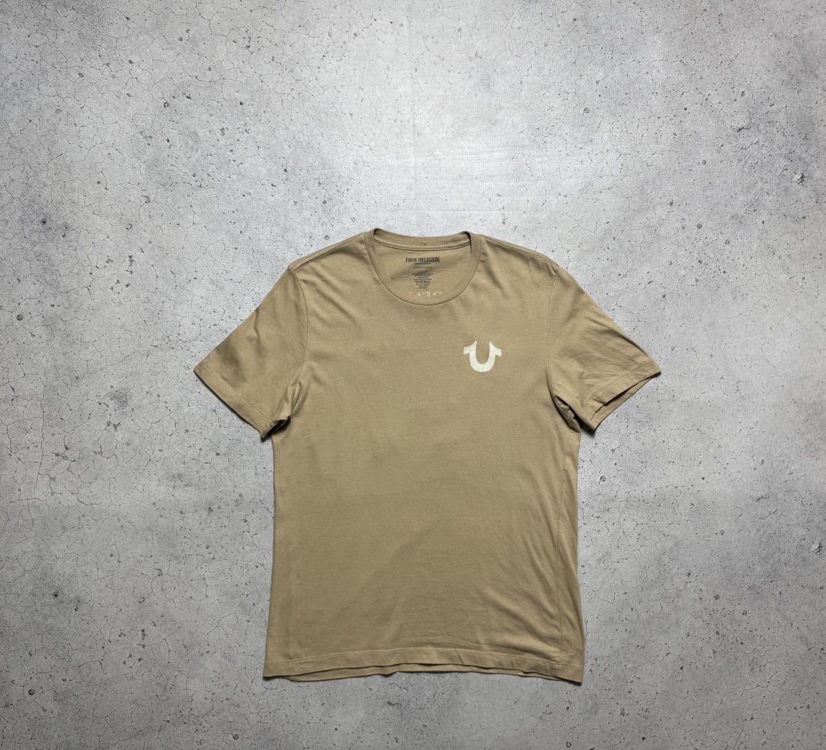 True Religion True Religion Buddha Big Logo T-Shirt Beige Size US L / EU 52-54 / 3 - 2 Thumbnail