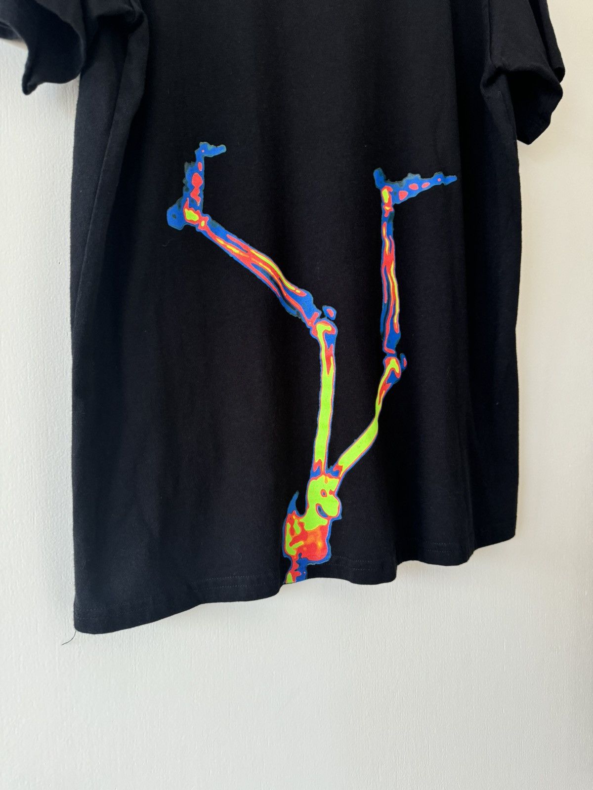 Vlone Vlone X Ray Skeleton Cut and Sew Tee Black Size US M / EU 48-50 / 2 - 8 Thumbnail