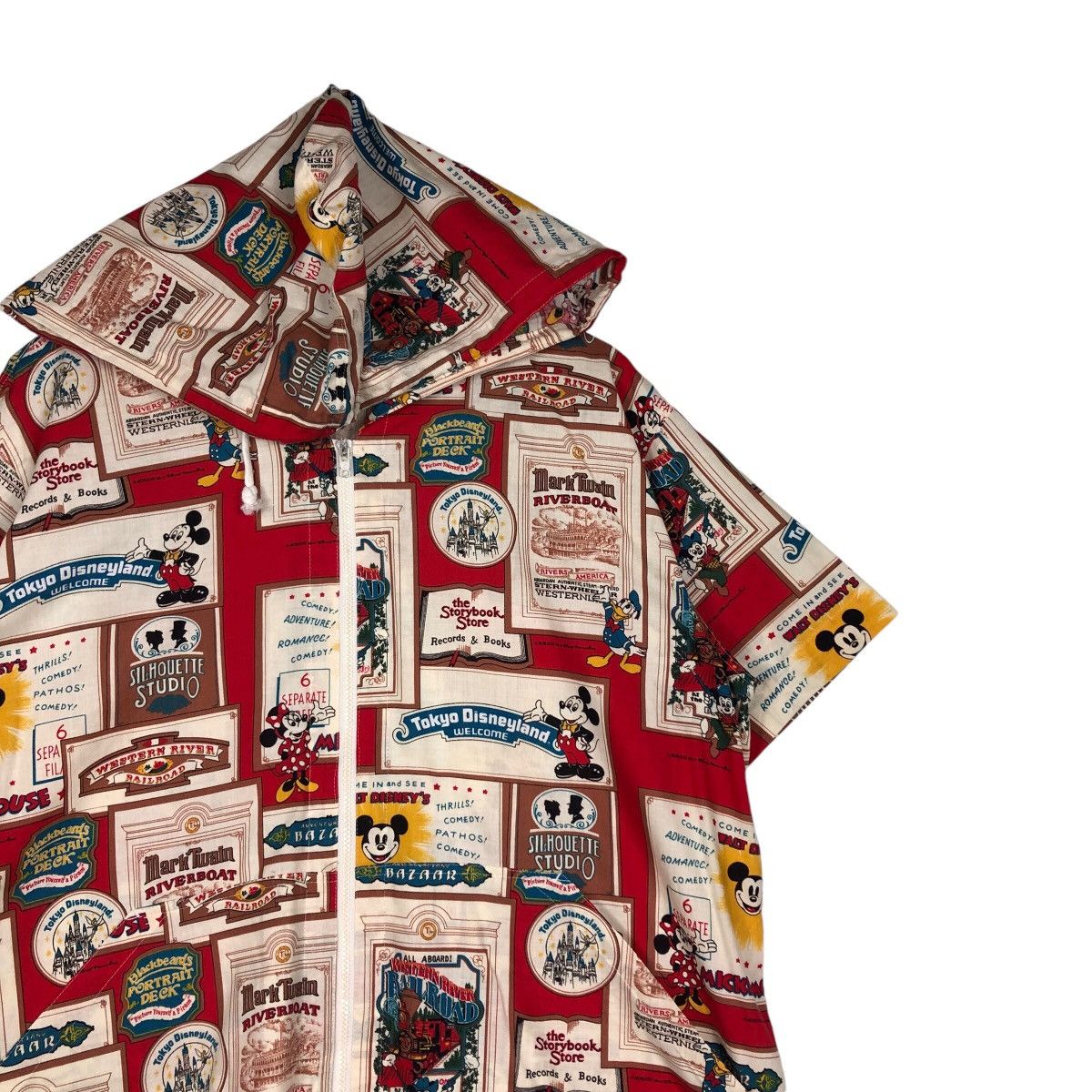 Cartoon Network 📌Short Sleeve Hoodie Jacket Tokyo Disneyland Overprint Size US M / EU 48-50 / 2 - 7 Thumbnail