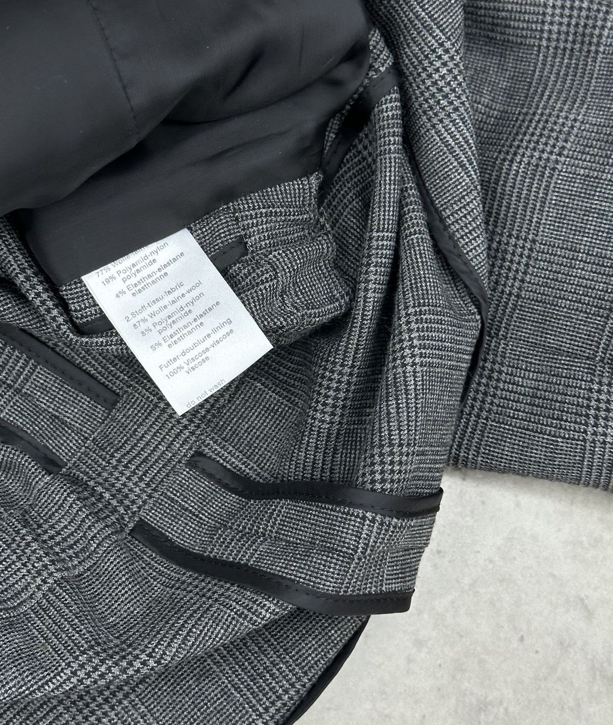 Akris Akris Punto Women's Gray Plaid Skirt Suit Set - US 4 / FR 36 Size S / US 4 / IT 40 - 15 Thumbnail