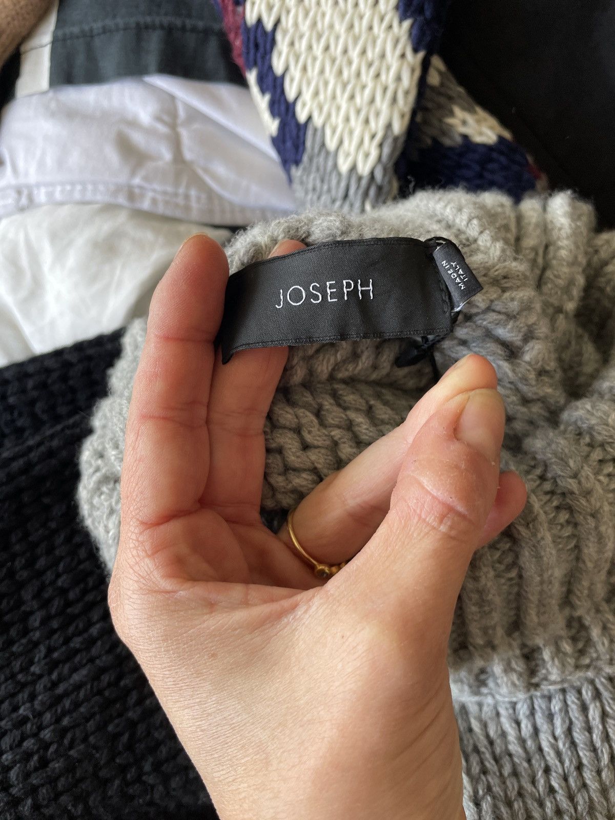 Joseph Joseph Chunky Hand-Knit Lambswool Turtleneck RRP €700 Size XS / US 0-2 / IT 36-38 - 5 Thumbnail