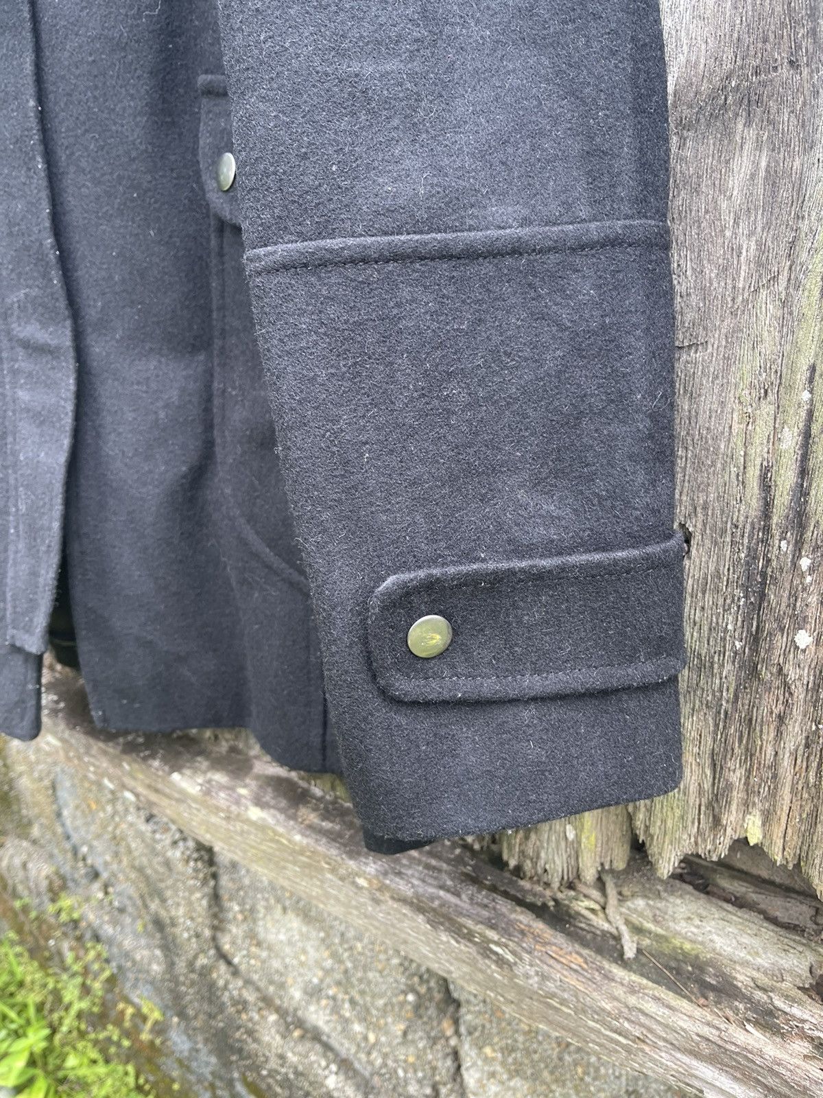 Designer Clockhouse Wool Blend Toggle Coat — Black (M) Size US M / EU 48-50 / 2 - 9 Thumbnail