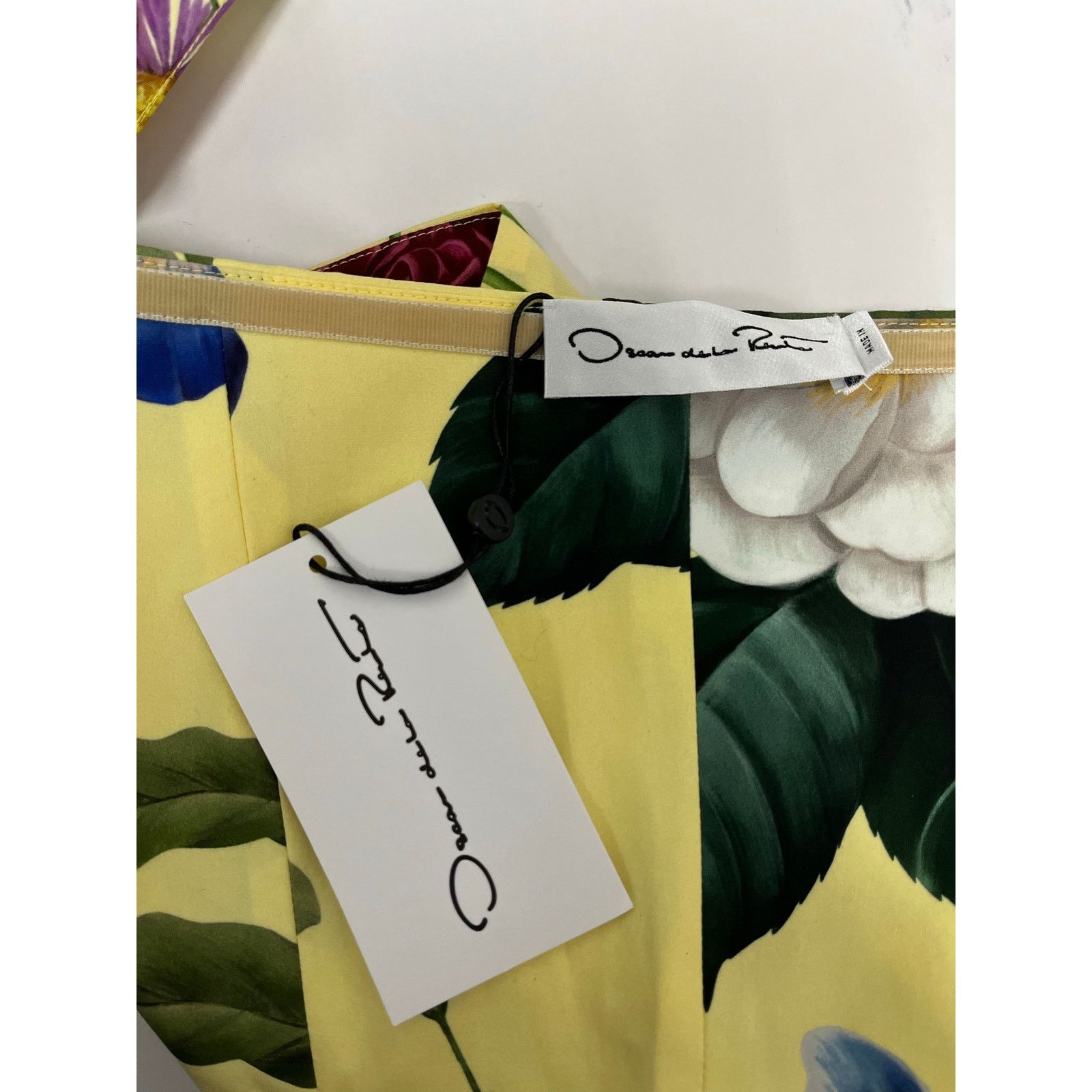 Oscar De La Renta NWT Oscar de la Renta FloralCotton Blend Jumpsuit Size 27" / US 4 / IT 40 - 8 Thumbnail