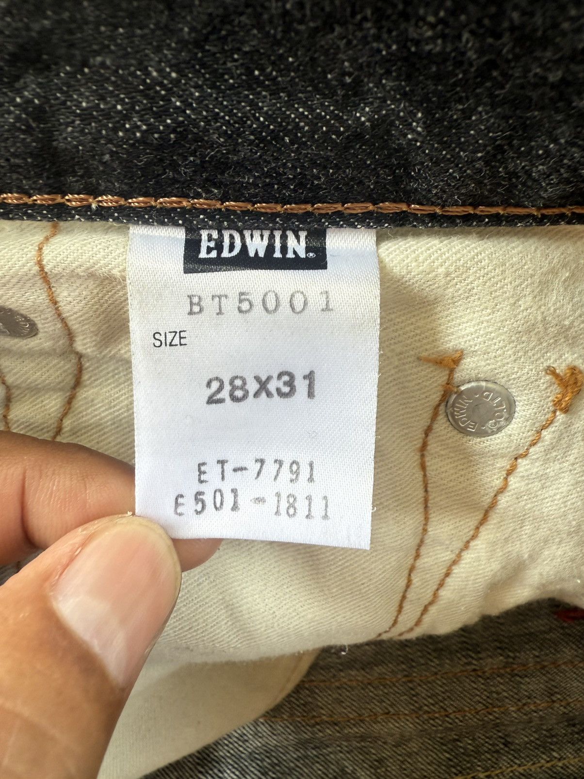 If Six Was Nine Edwin 503 Flared Jeans Distressed Jeans Size US 30 / EU 46 - 19 Thumbnail