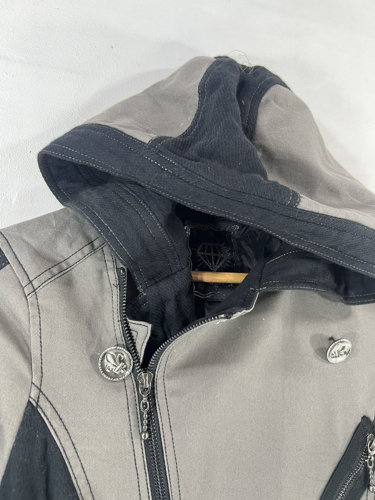 If Six Was Nine Algonquins Skull Punk Jacket Size M / US 6-8 / IT 42-44 - 9 Thumbnail
