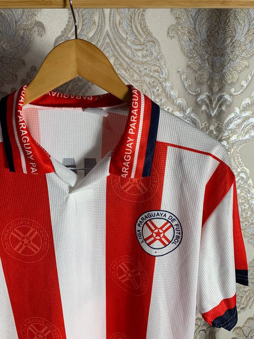 Vintage VERY RARE PARAGUAYA LIGA GAMARRA 4 SOCCER JERSEY 90s Y2K Size US XL / EU 56 / 4 - 3 Thumbnail