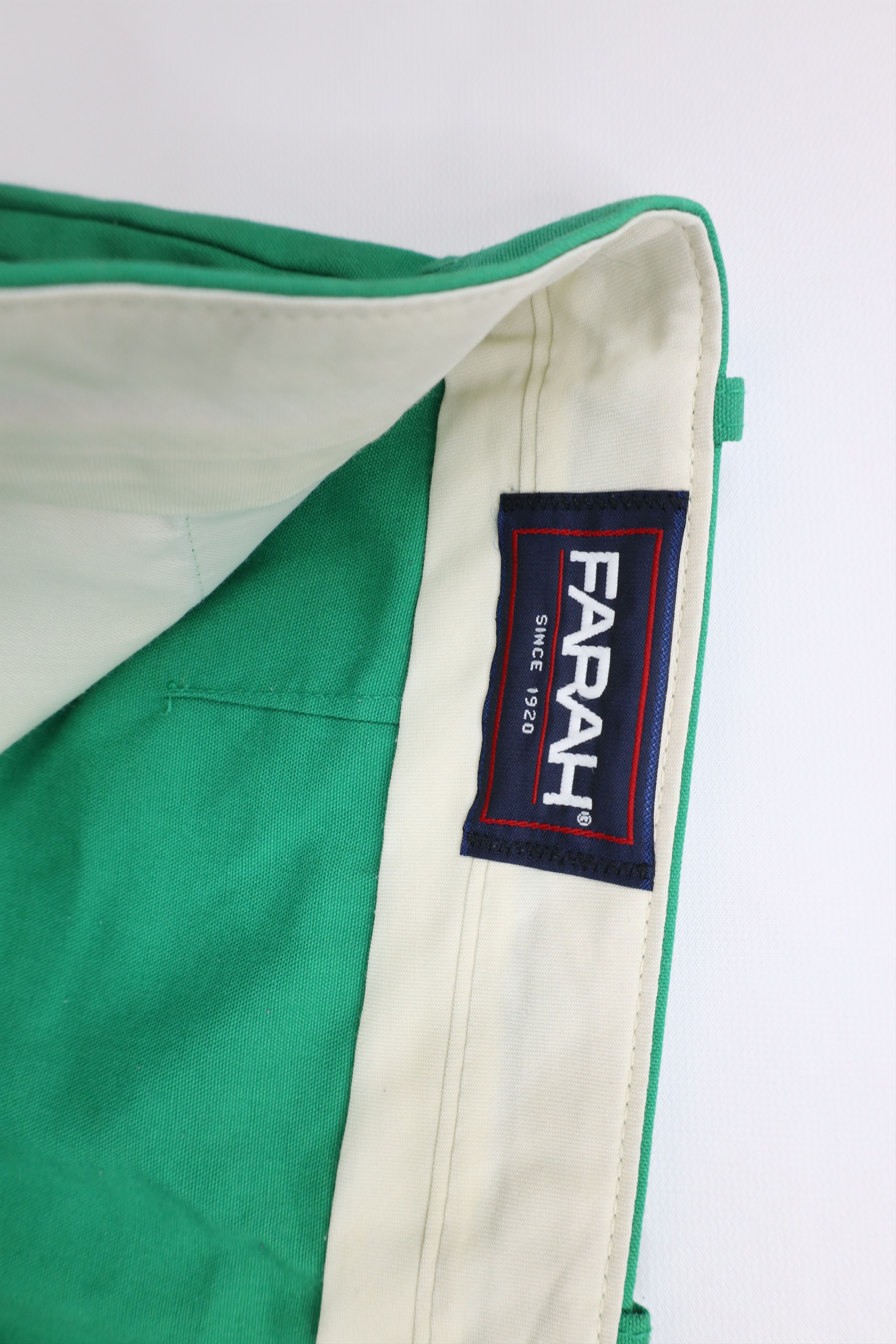 Vintage Vintage 80s 90s Streetwear Knee Chino Shorts Kelly Green Size US 36 / EU 52 - 7 Thumbnail