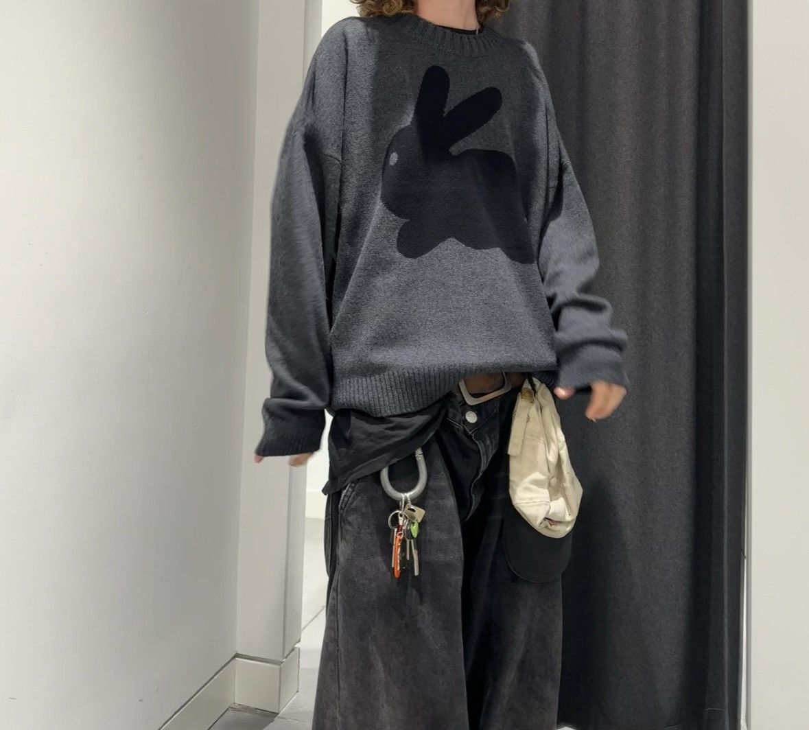 JW Anderson JW Anderson bunny-print wool-blend jumper Size US L / EU 52-54 / 3 - 4 Thumbnail