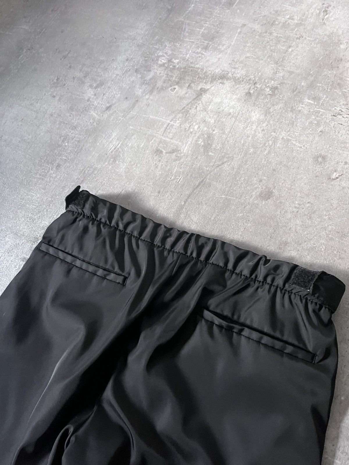 Prada Prada S/S 18 Gabardine Black Nylon Strap Pants Size US 30 / EU 46 - 11 Thumbnail