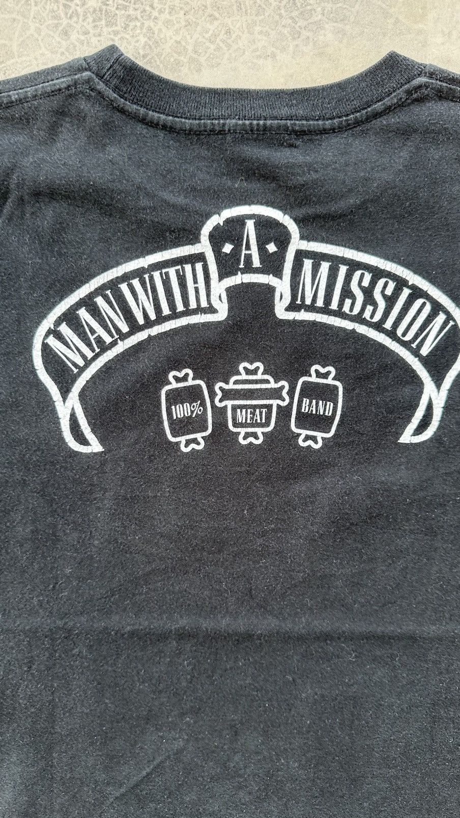Japanese Brand MAN WITH A MISSION JAPAN BAND PUNK KISS TEE Size US M / EU 48-50 / 2 - 7 Thumbnail