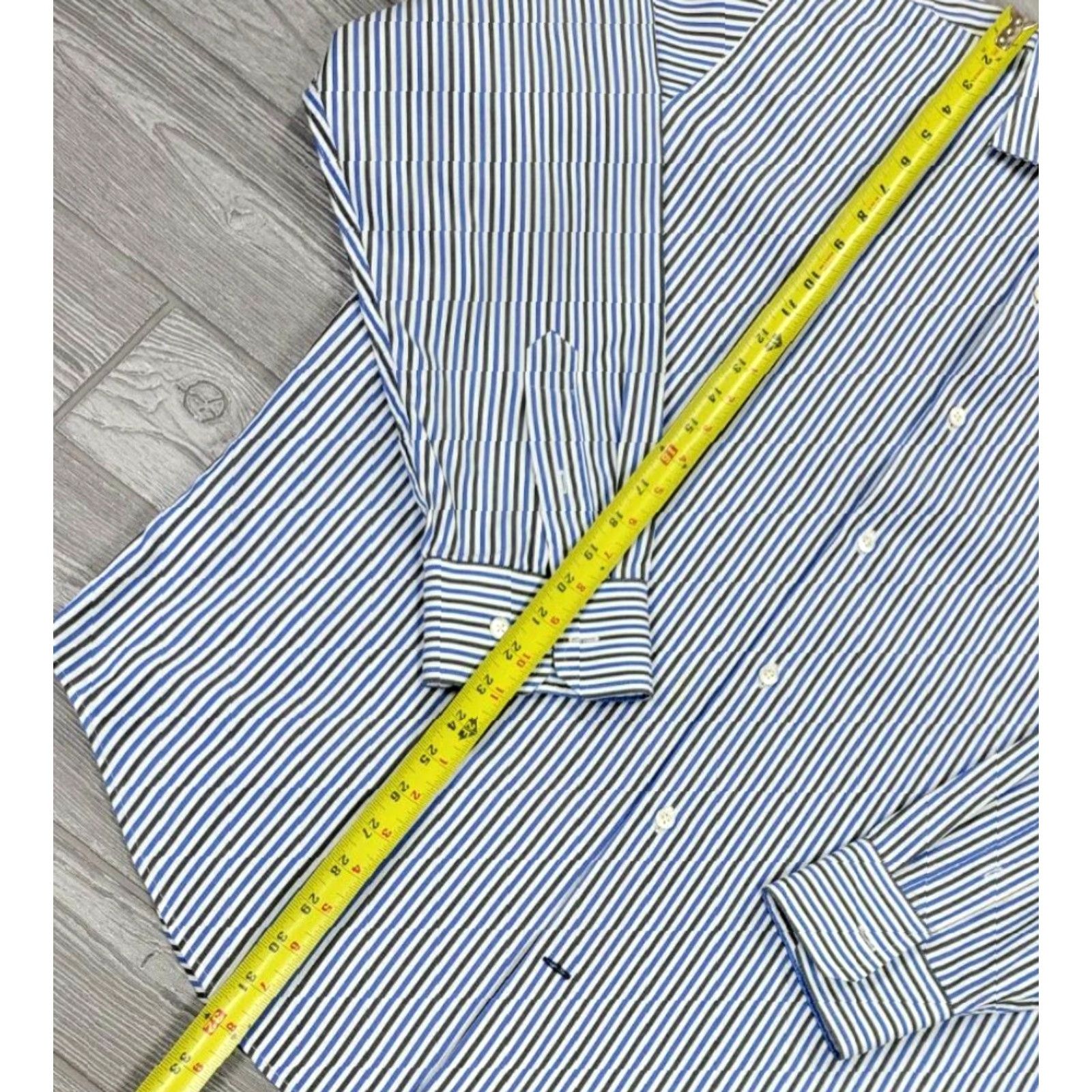 Banana Republic Banana Republic Button-Up Shirt Men L Multicolor Stripe Long Sleeve Size US L / EU 52-54 / 3 - 5 Thumbnail