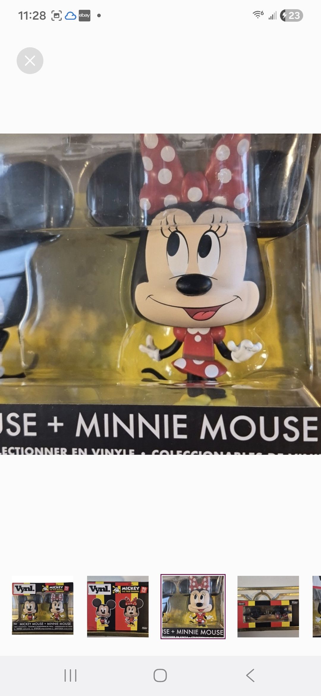 Other Mickey True Original 90Yrs MAGIC × Funko Vynl Mickey+Minnie Size ONE SIZE - 3 Thumbnail