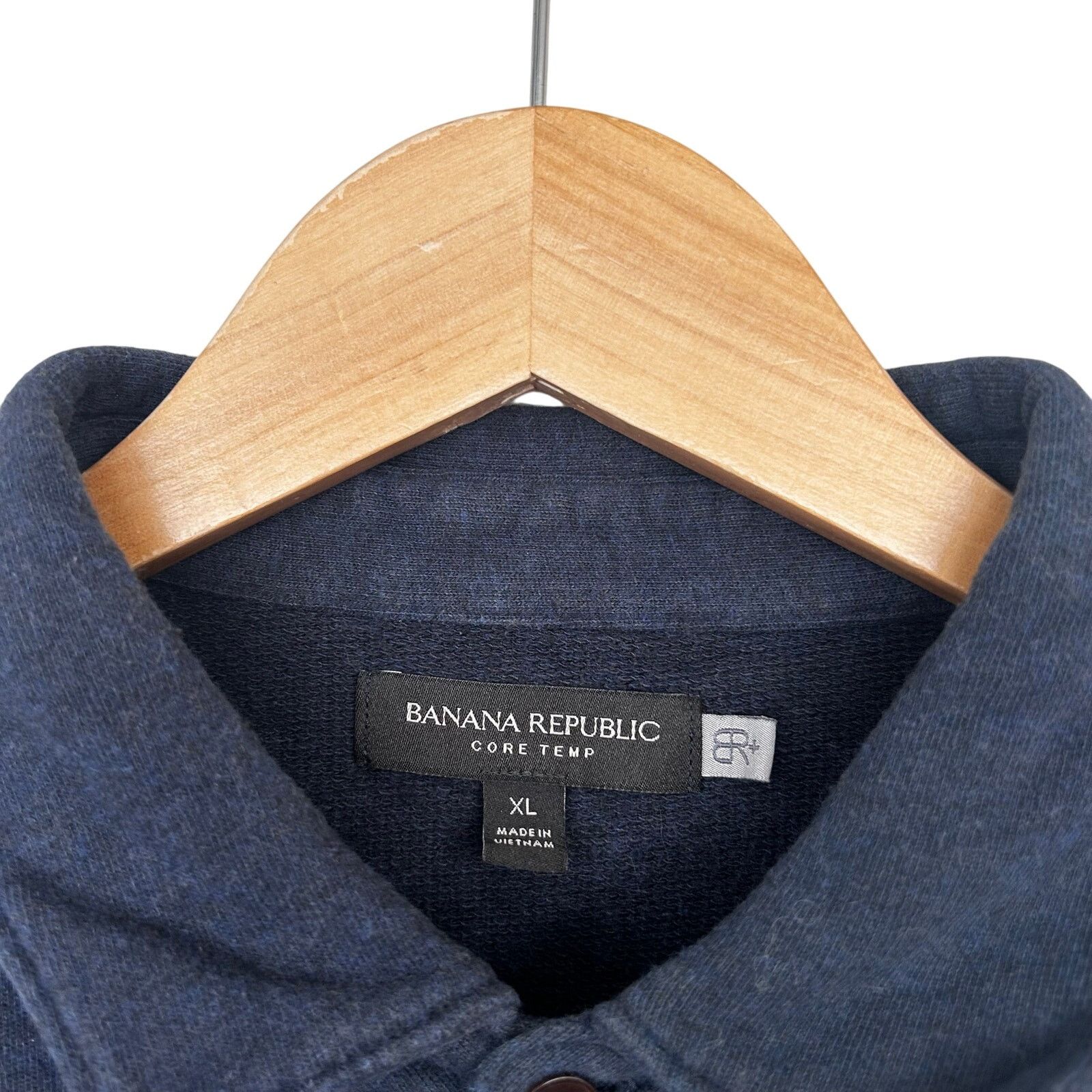 Banana Republic Banana Republic Navy Blue Core Temp Long Sleeve Polo Sz XL Size US XL / EU 56 / 4 - 2 Thumbnail