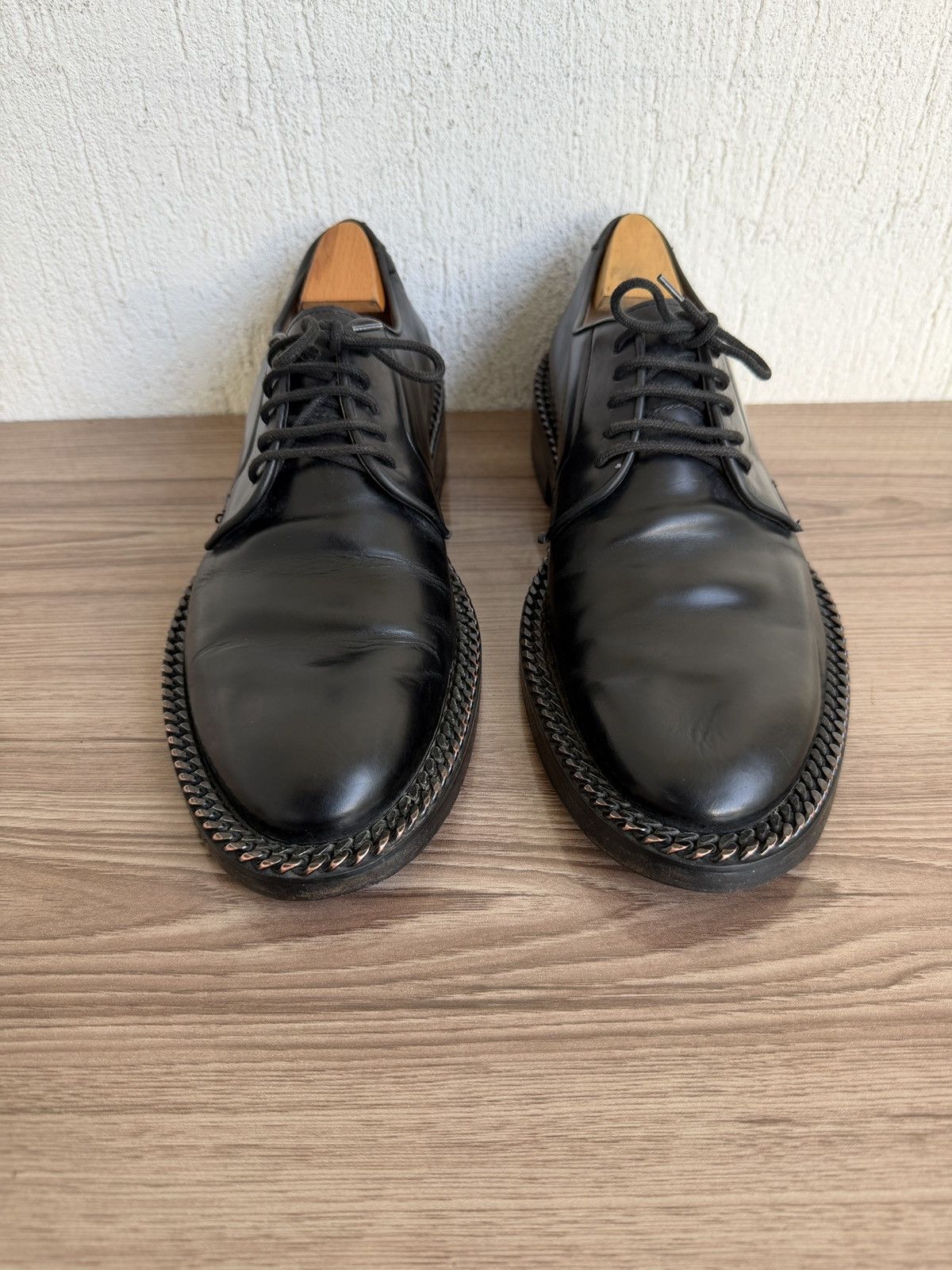 Raf Simons 🕷️ss12 chain derby Size US 9 / EU 42 - 3 Thumbnail