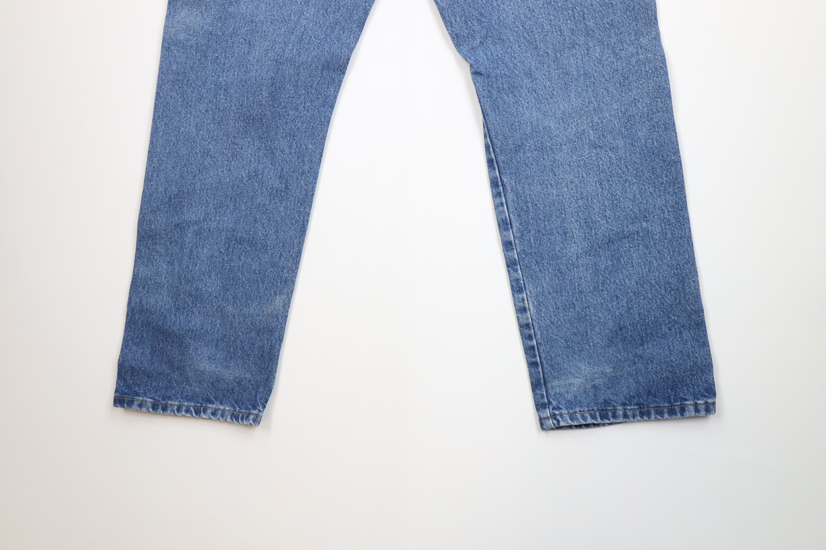 Cabelas Vintage Cabelas Faded Straight Leg Denim Jeans Blue Cotton Size 38" / US 16 / IT 52 - 16 Thumbnail