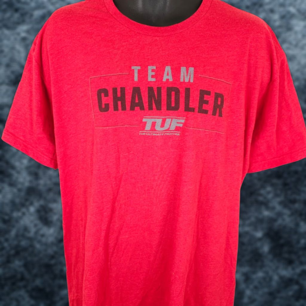 UFC UFC Team Chandler T Shirt Mens 2XL Red The Ultimate Fighter TUF MMA Shirt Size US XXL / EU 58 / 5 - 1 Thumbnail