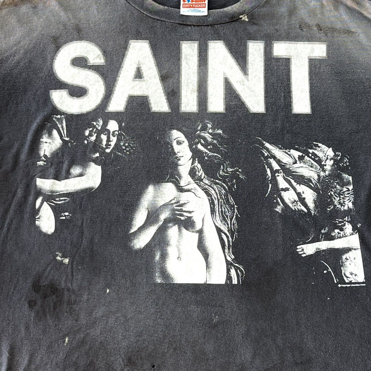 Saint Michael ❤️‍🔥 SAINT MARIA TEE - BIRTH OF VENUS SAINT MXXXXXX A/W 25 Size US XXL / EU 58 / 5 - 2 Thumbnail