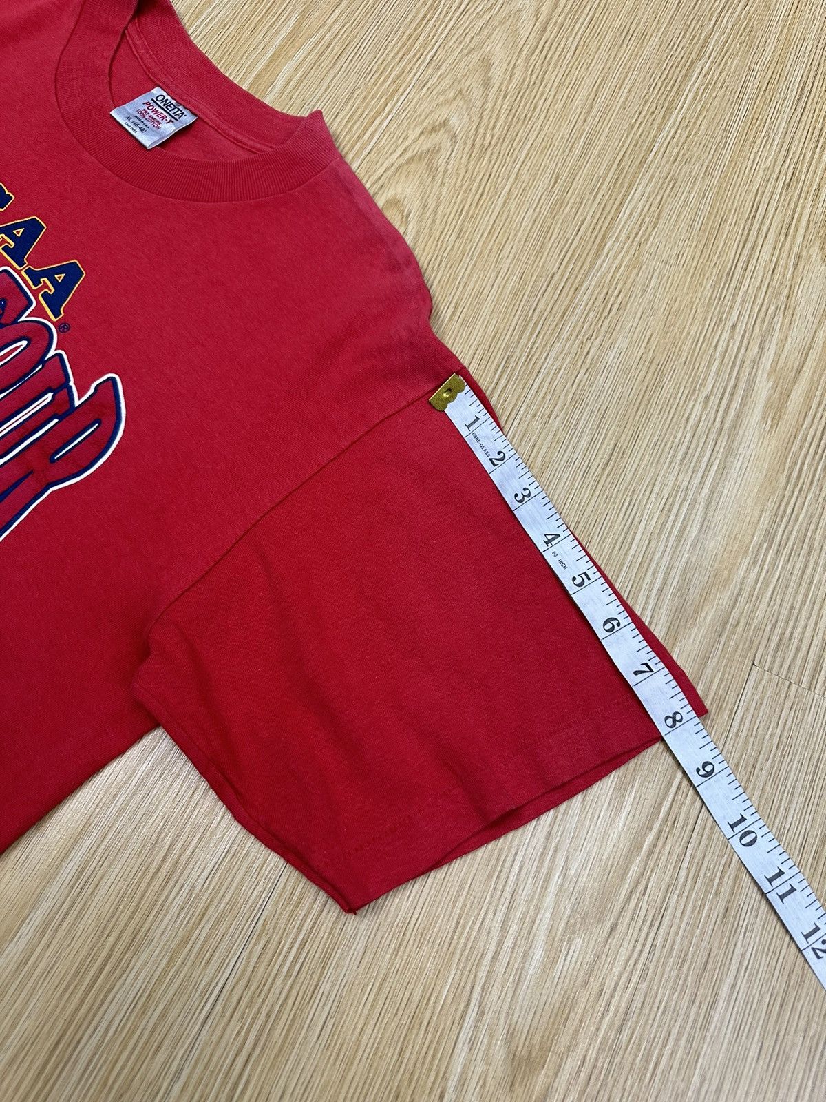 MLB Vintage Arizona Wildcats Final Four 1988 Tshirt A661 Size US XL / EU 56 / 4 - 7 Thumbnail