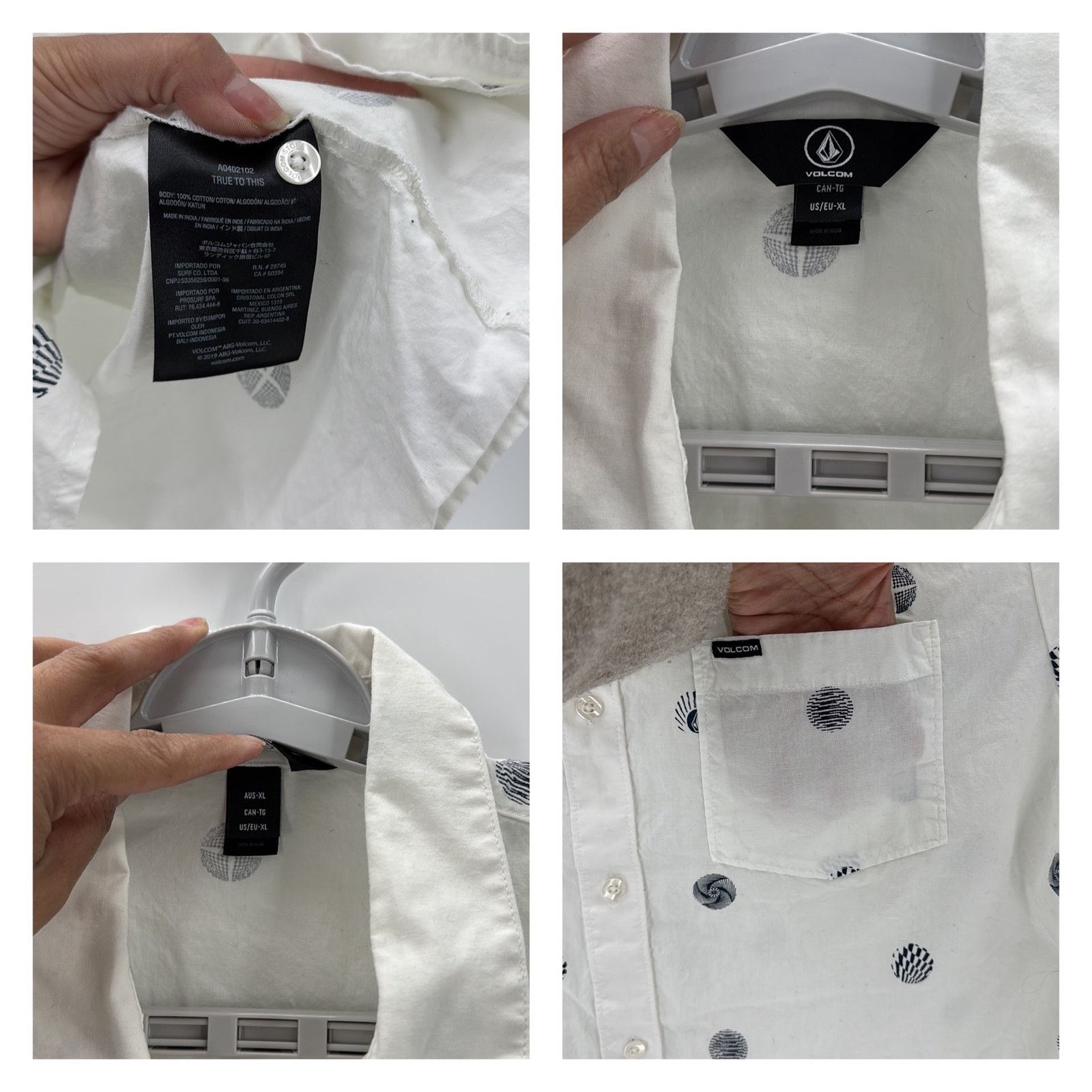 Volcom Volcom XL Button Up Beach Camp Shirt short sleeve casual Size US XL / EU 56 / 4 - 8 Thumbnail