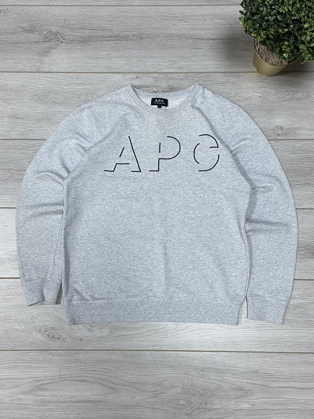 A.P.C. big 3D logo sweatshirt