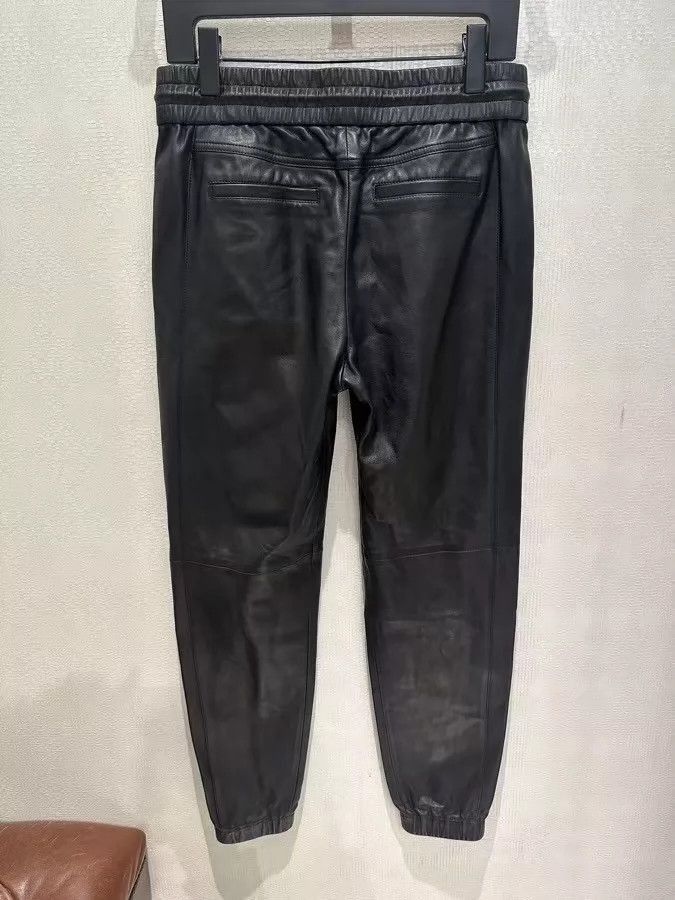 Saint Laurent Paris Saint Laurent Paris Lambskin sweatpants-2506 Size US 32 / EU 48 - 2 Thumbnail