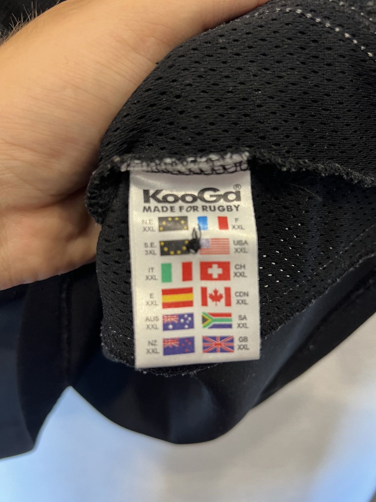 Vintage KooGa Edinburgh Rugby Shirt Jersey Mens Black Size US XXL / EU 58 / 5 - 6 Thumbnail