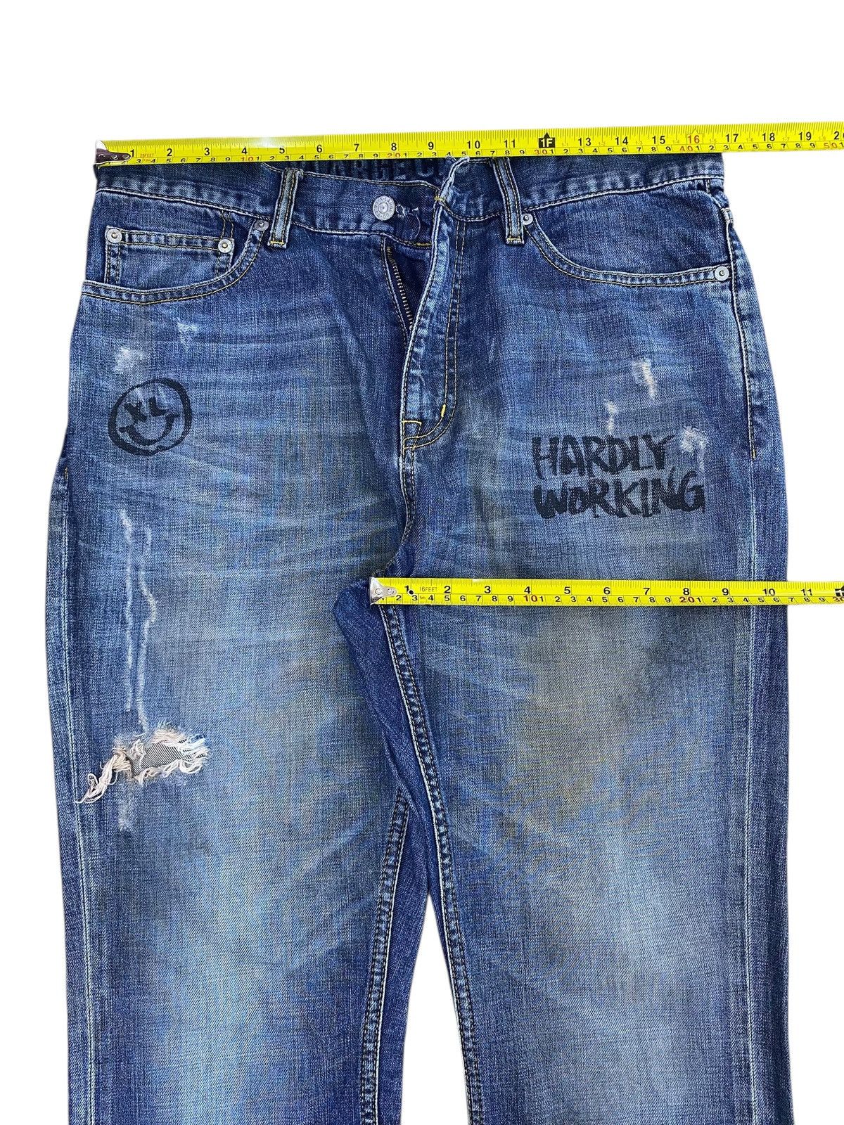 Xlarge X-Large Brand Whiskers Faded Wash Style Straight Cut Jeans Size US 34 / EU 50 - 5 Thumbnail