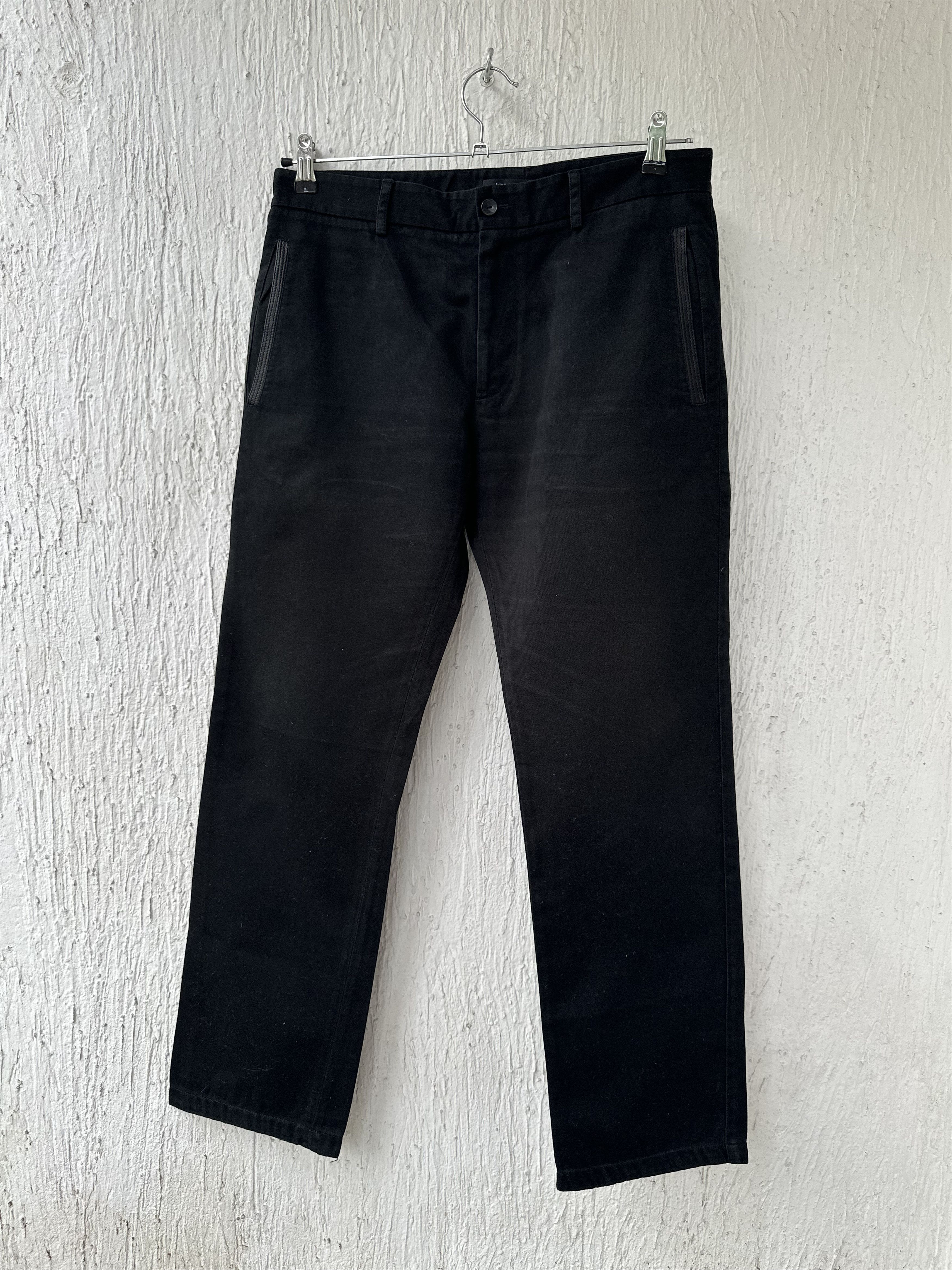 Versace mainline leather trim pant Size US 36 / EU 52 - 1 Thumbnail