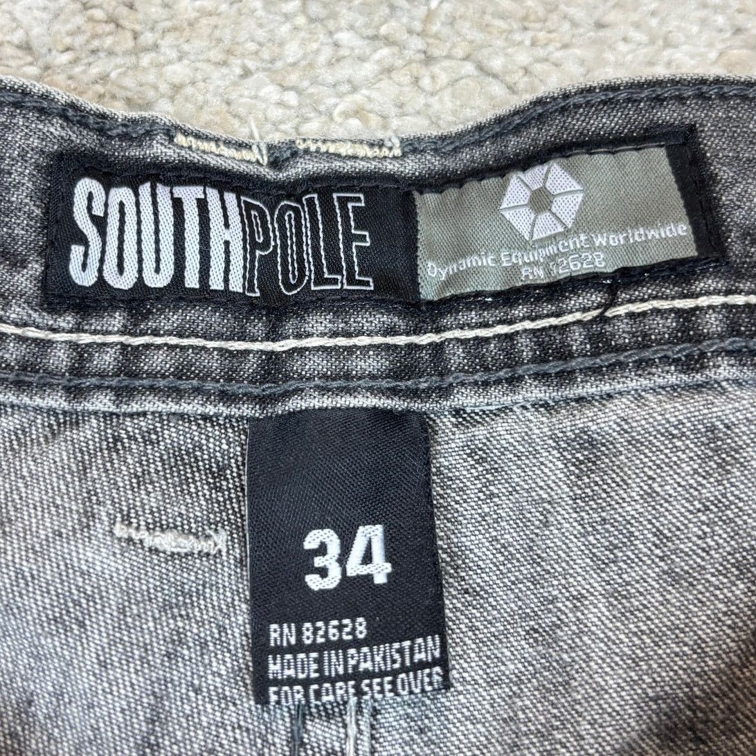 Southpole Vintage Southpole Y2K Baggy Paint Splatter Jeans Men's 34x30 Size US 34 / EU 50 - 6 Thumbnail