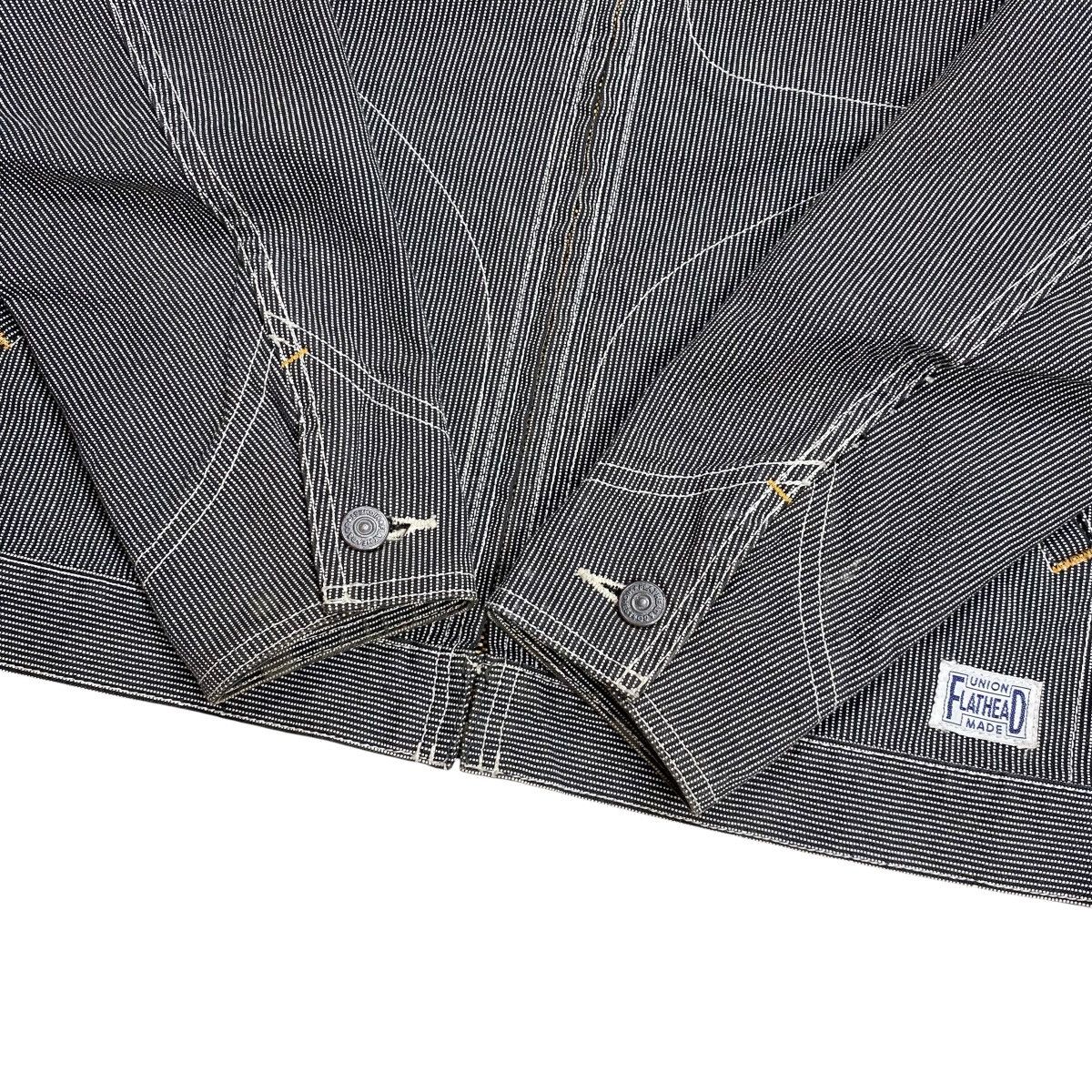 The Flat Head The Flat Head Lot PHJ-02W Hickory Stripe Work Jacket Size US L / EU 52-54 / 3 - 5 Thumbnail